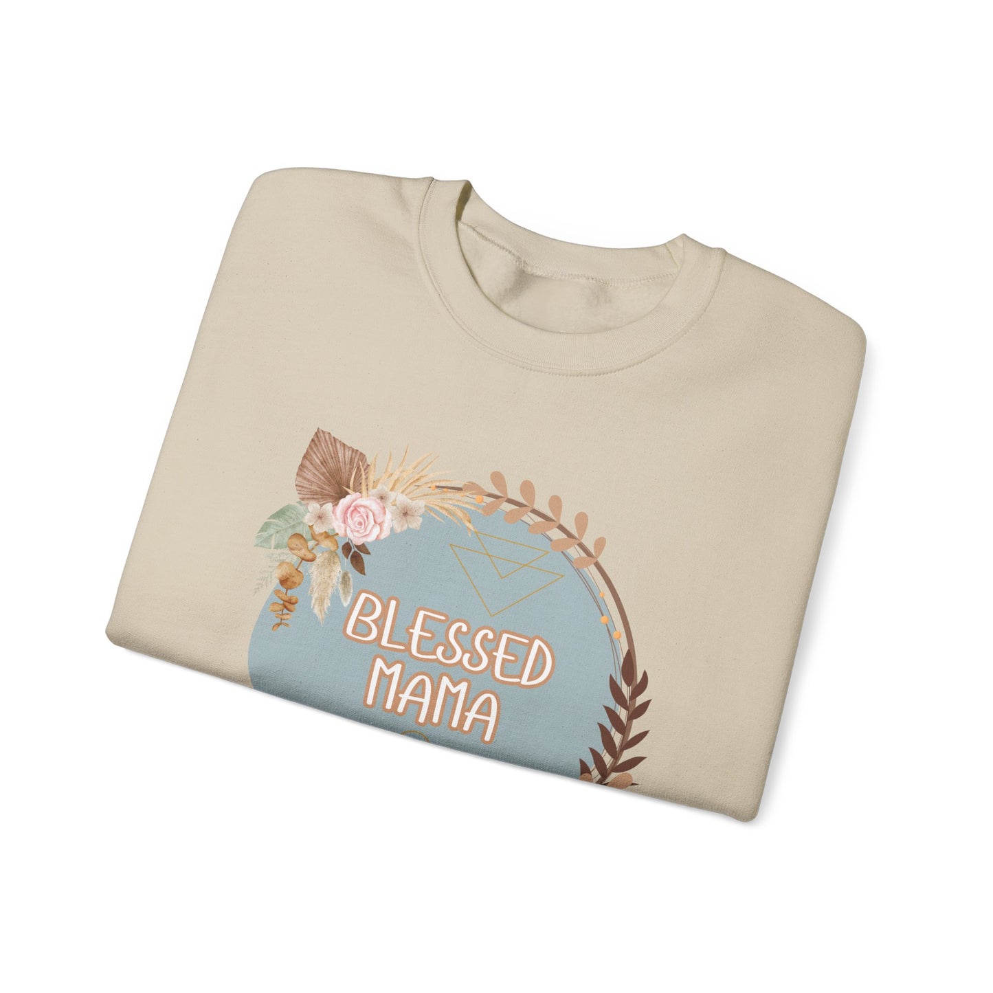 'Blessed Mama' Unisex Heavy Blend™ Crewneck Sweatshirt