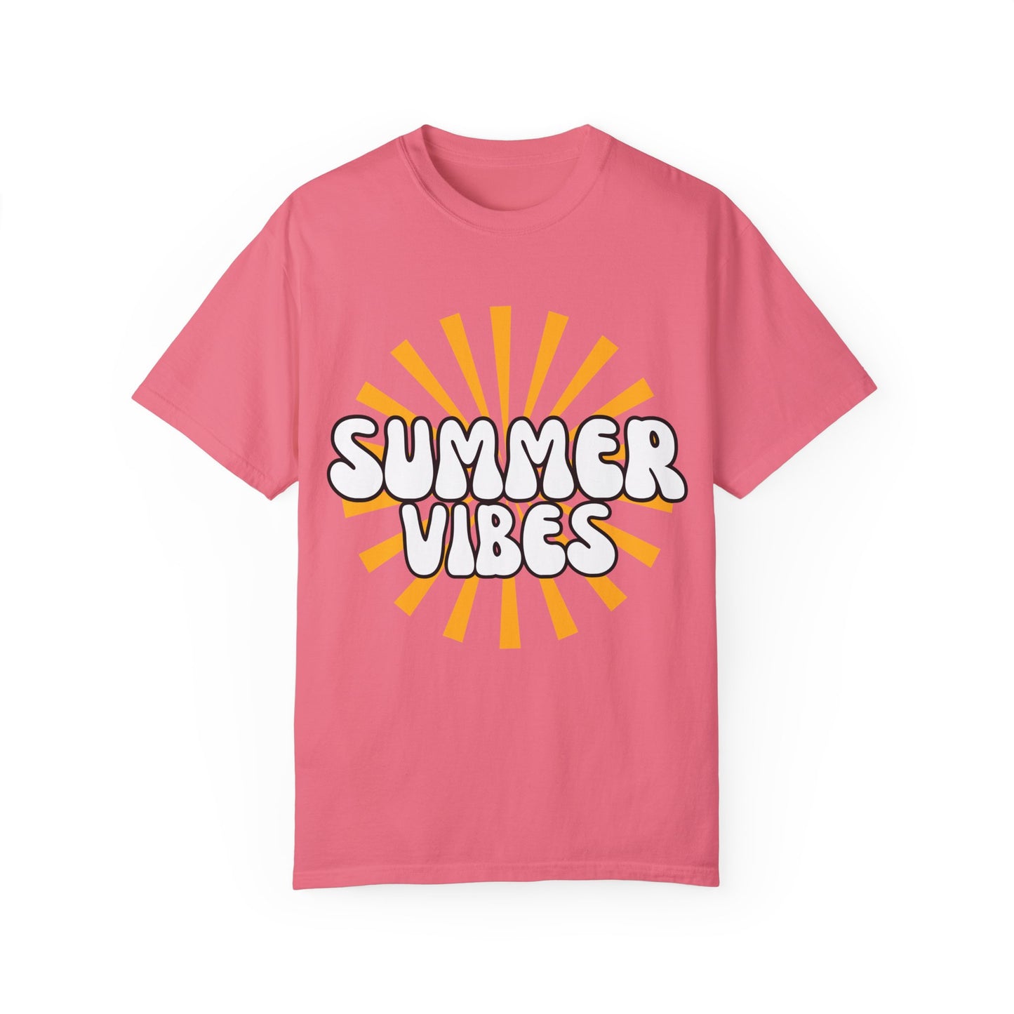 'Summer Vibes' Unisex Garment-Dyed T-shirt