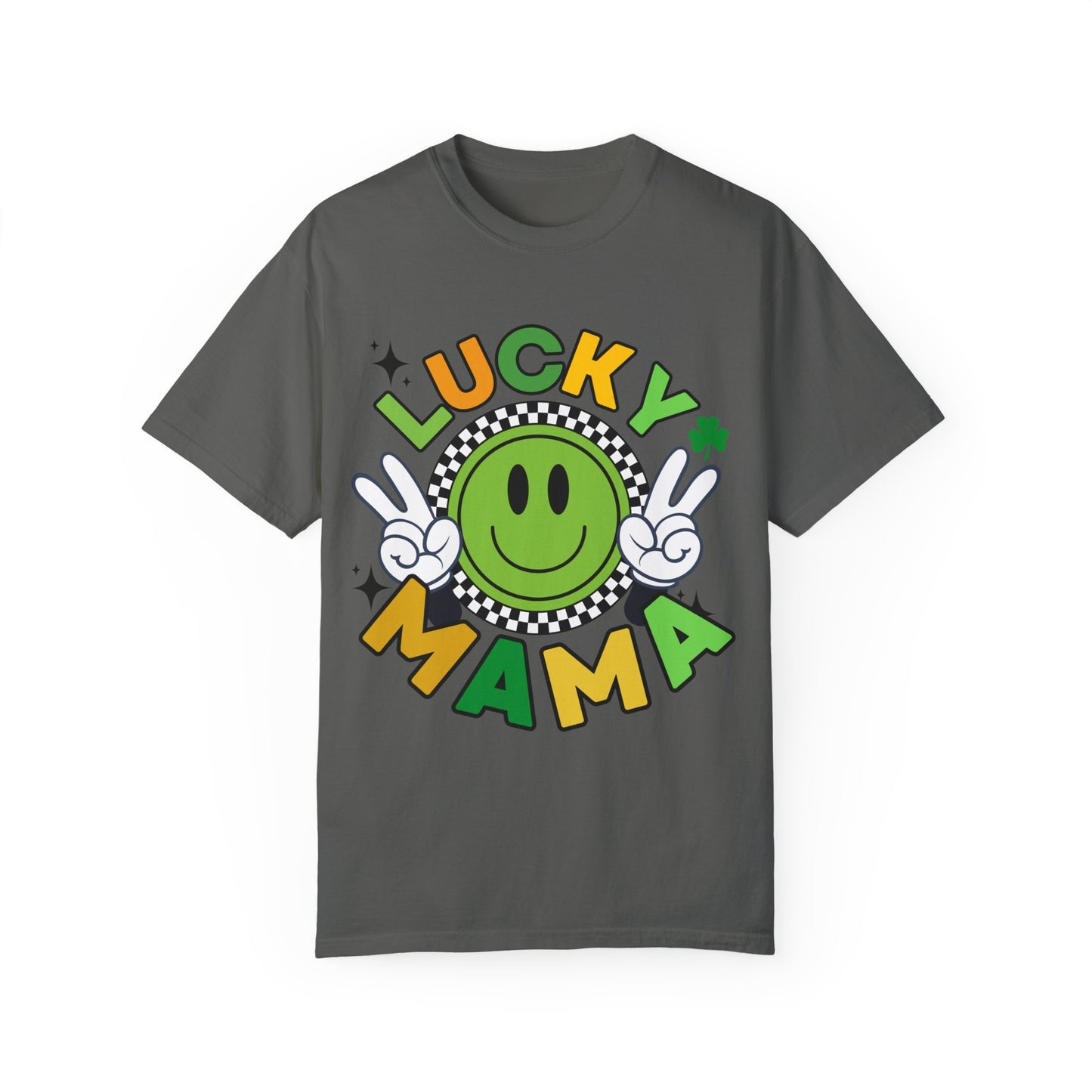 'Lucky Mama' Unisex Garment-Dyed T-shirt
