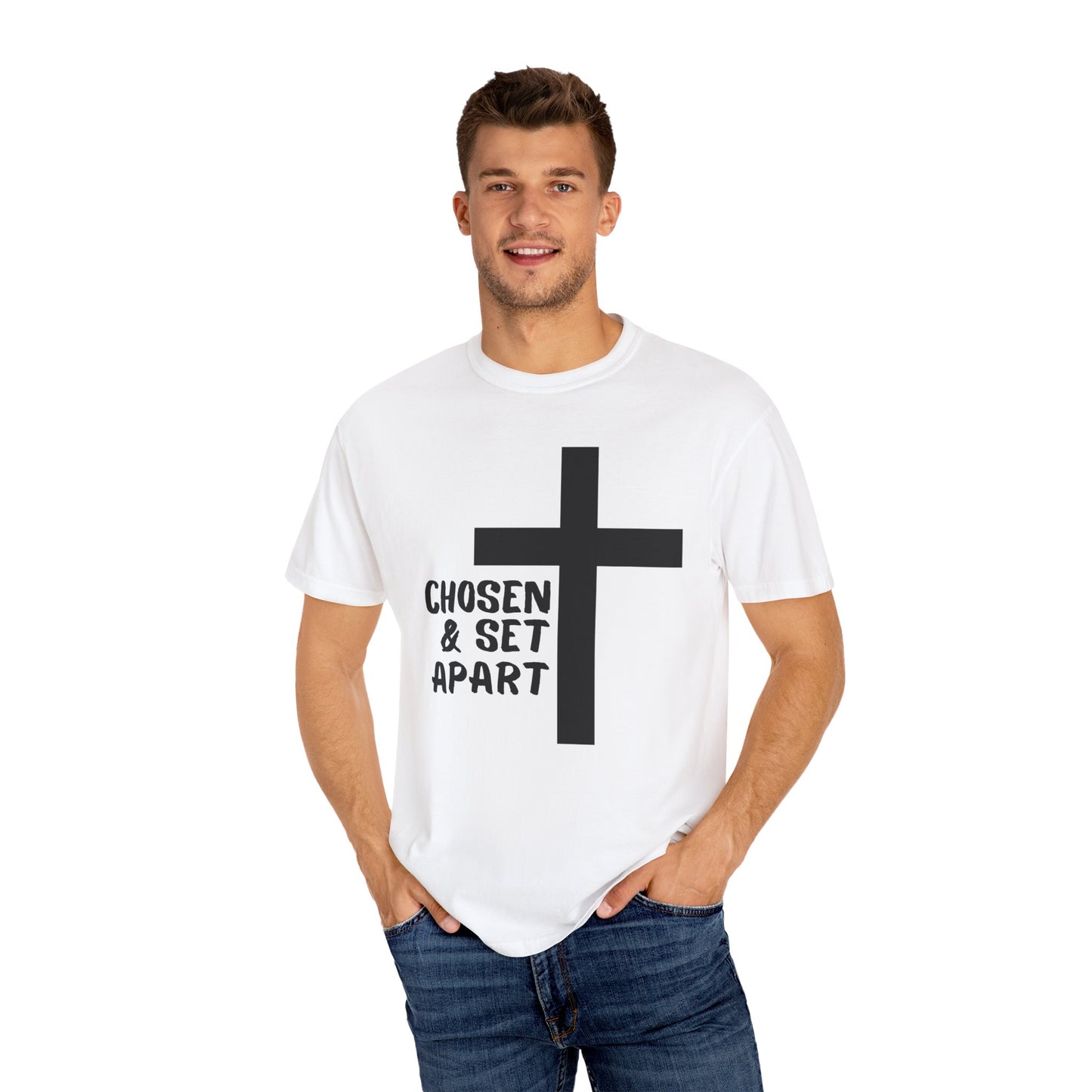 'Chosen & Set Apart' Unisex Garment-Dyed T-shirt
