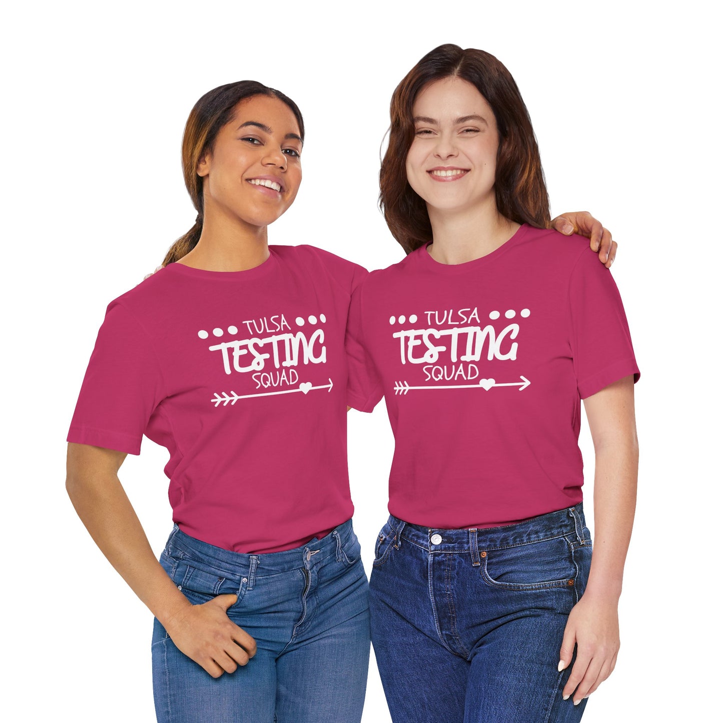 'Tulsa Testing Squad' Unisex Jersey Short Sleeve Tee