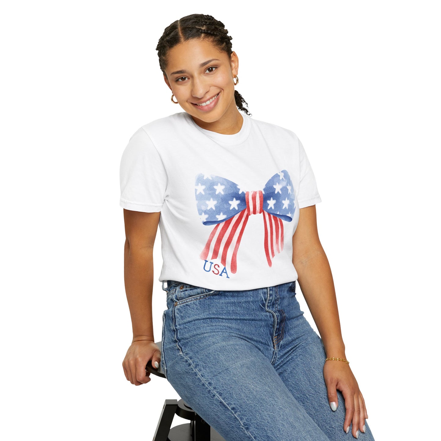 'USA' Unisex Garment-Dyed T-shirt