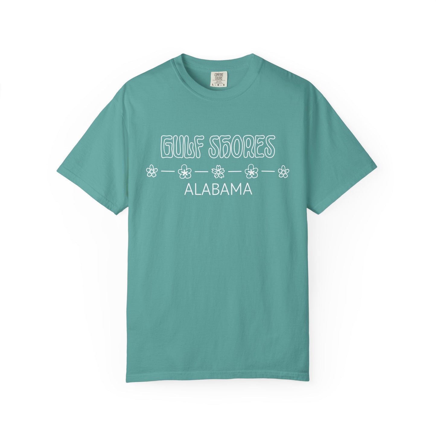 'Gulf Shores, Alabama' Unisex Garment-Dyed T-shirt