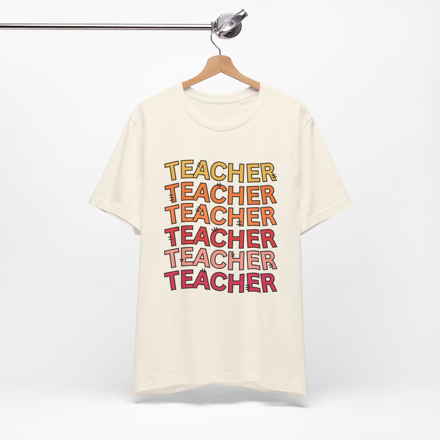 'Teacher' Unisex Jersey Short Sleeve Tee