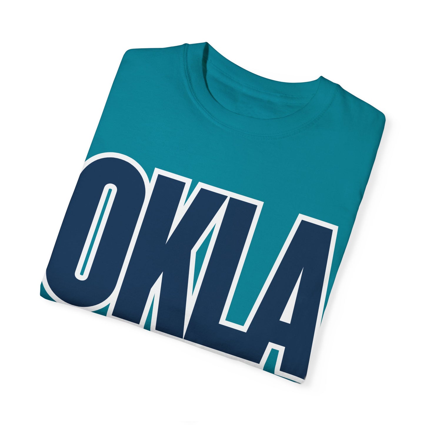 'OKLA' Unisex Garment-Dyed T-shirt