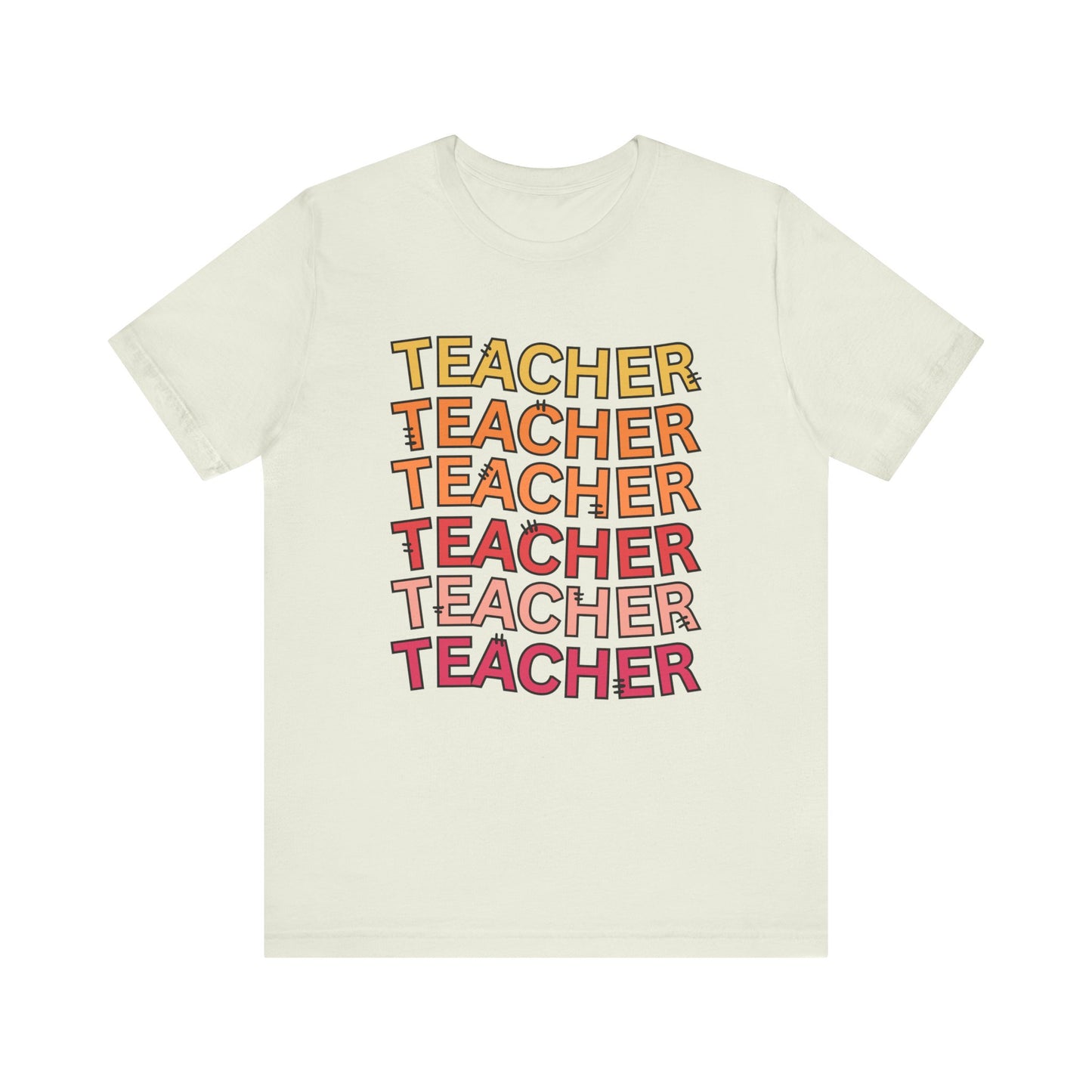 'Teacher' Unisex Jersey Short Sleeve Tee