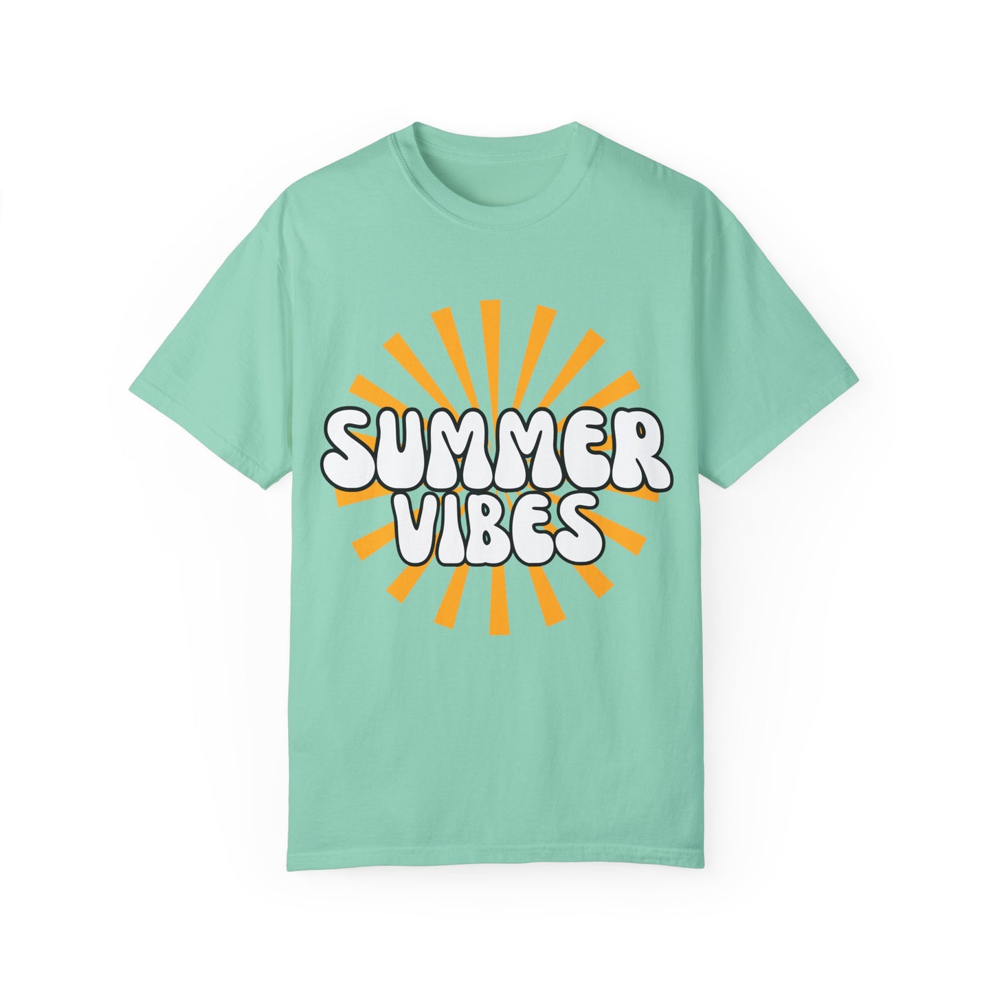 'Summer Vibes' Unisex Garment-Dyed T-shirt
