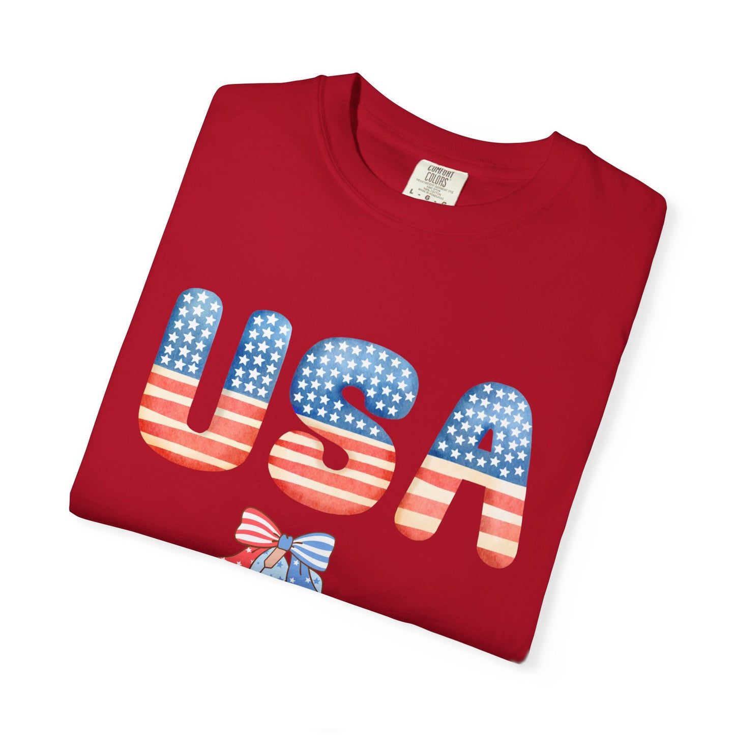 'USA' Unisex Garment-Dyed T-shirt