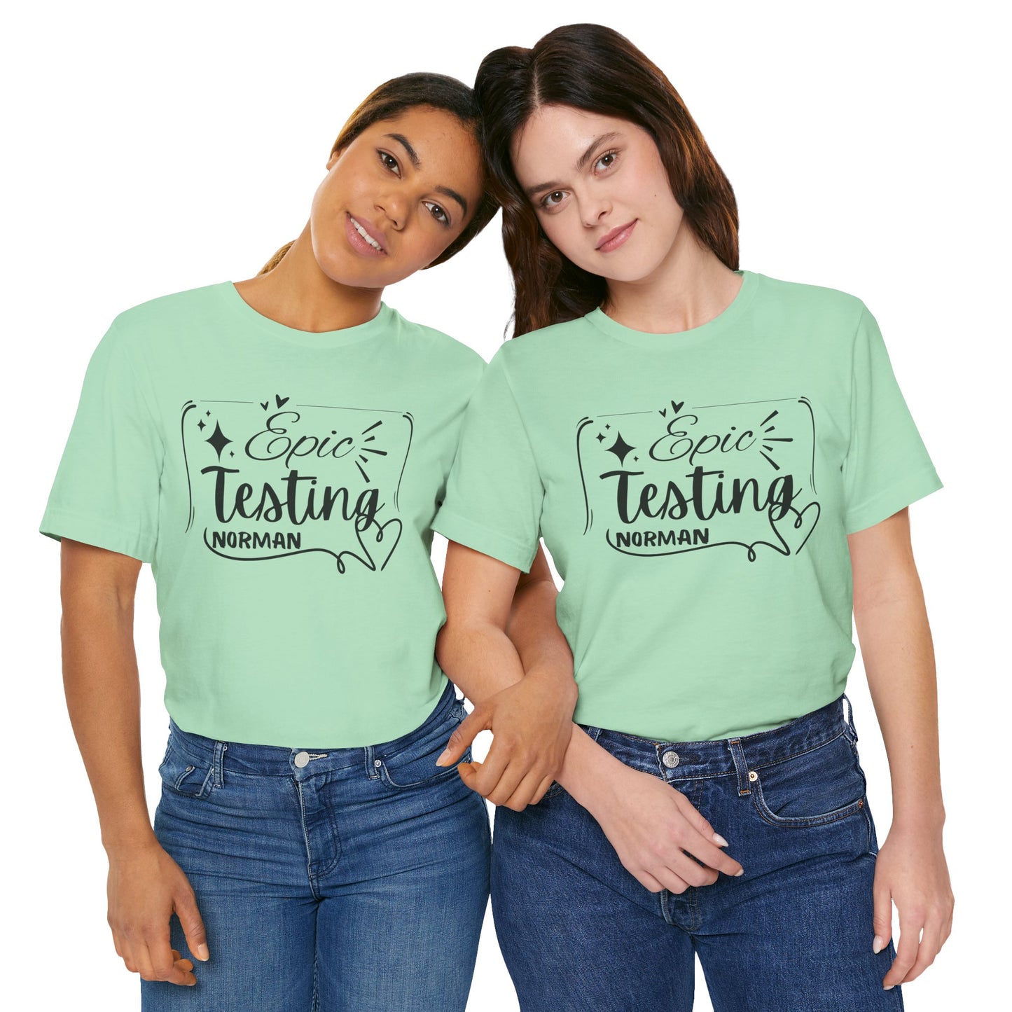 'Epic Testing Norman' Unisex Jersey Short Sleeve Tee