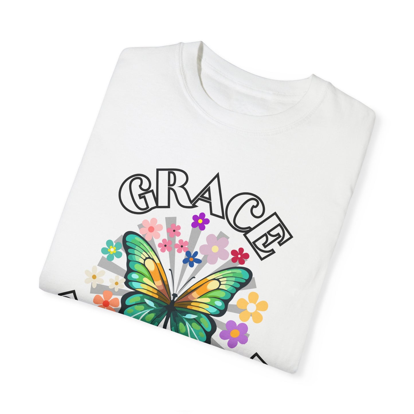 'Grace Through Faith' Unisex Garment-Dyed T-shirt