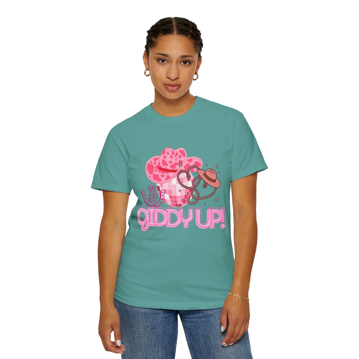 'Giddy Up' Unisex Garment-Dyed T-shirt