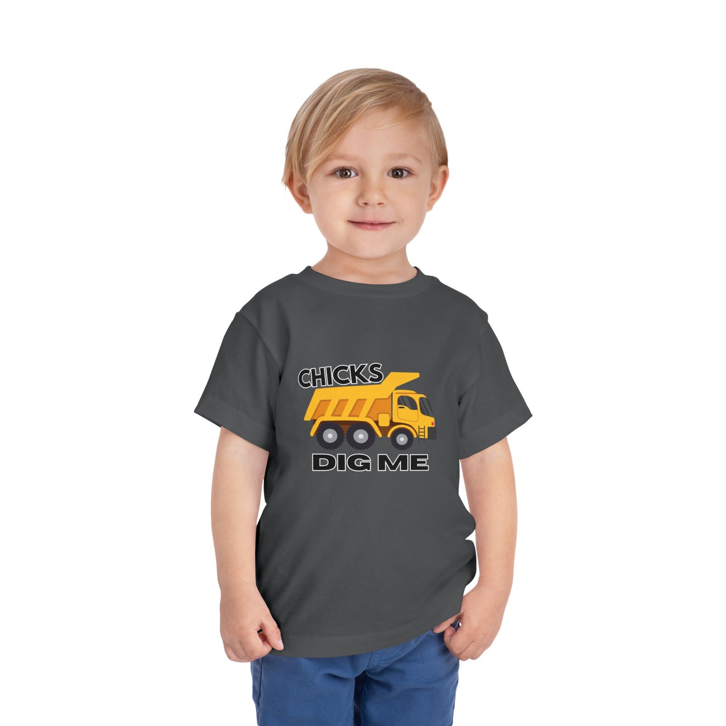 'Chicks Dig Me' Toddler Short Sleeve Tee