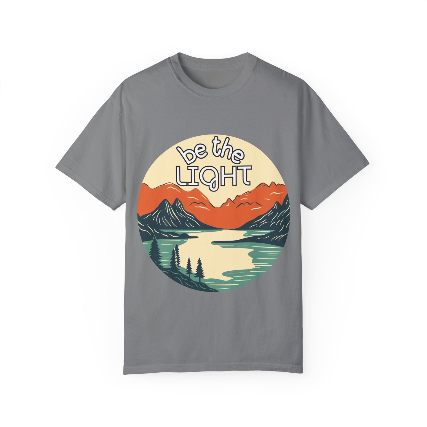 'Be the Light' Unisex Garment-Dyed T-shirt