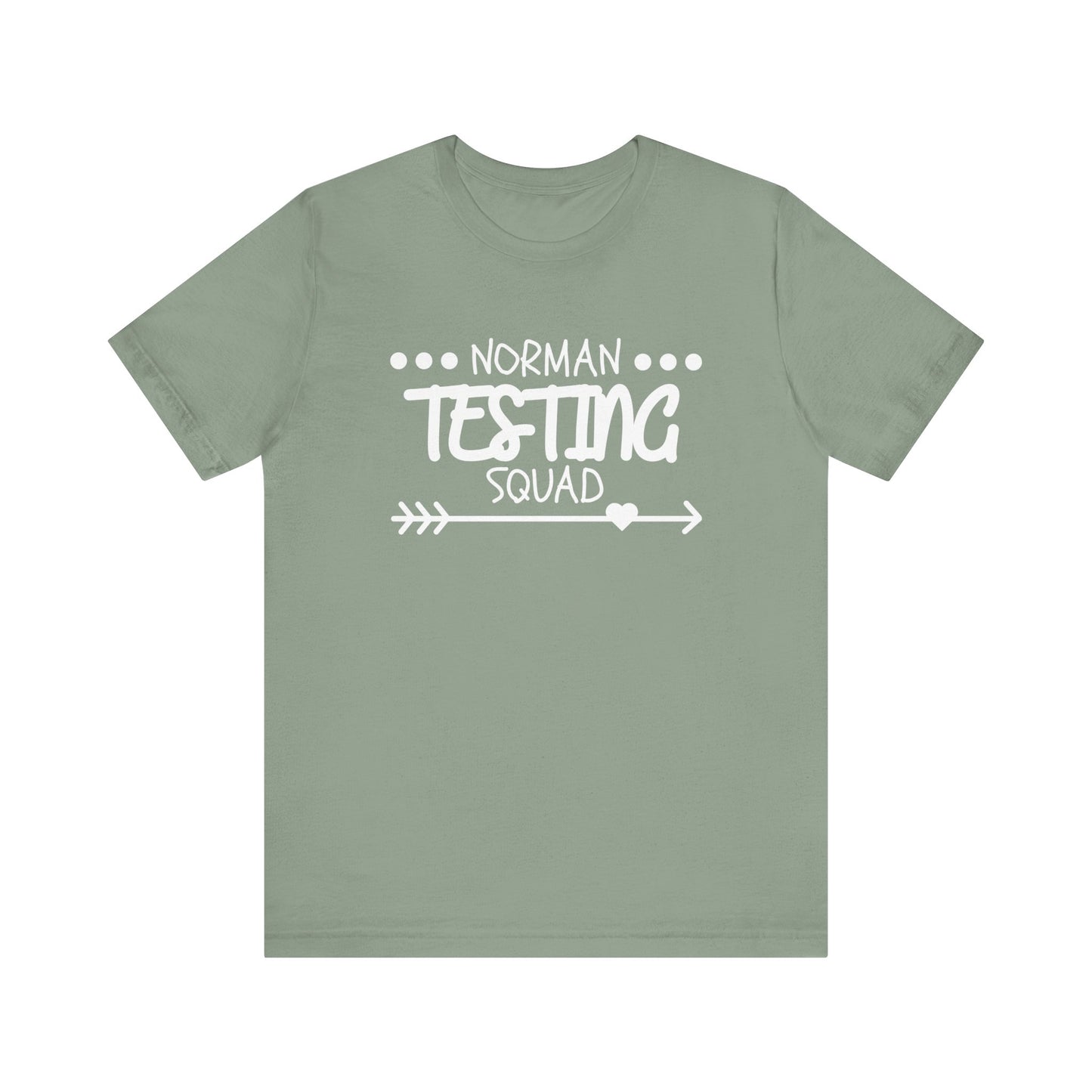 'Norman Testing Squad' Unisex Jersey Short Sleeve Tee