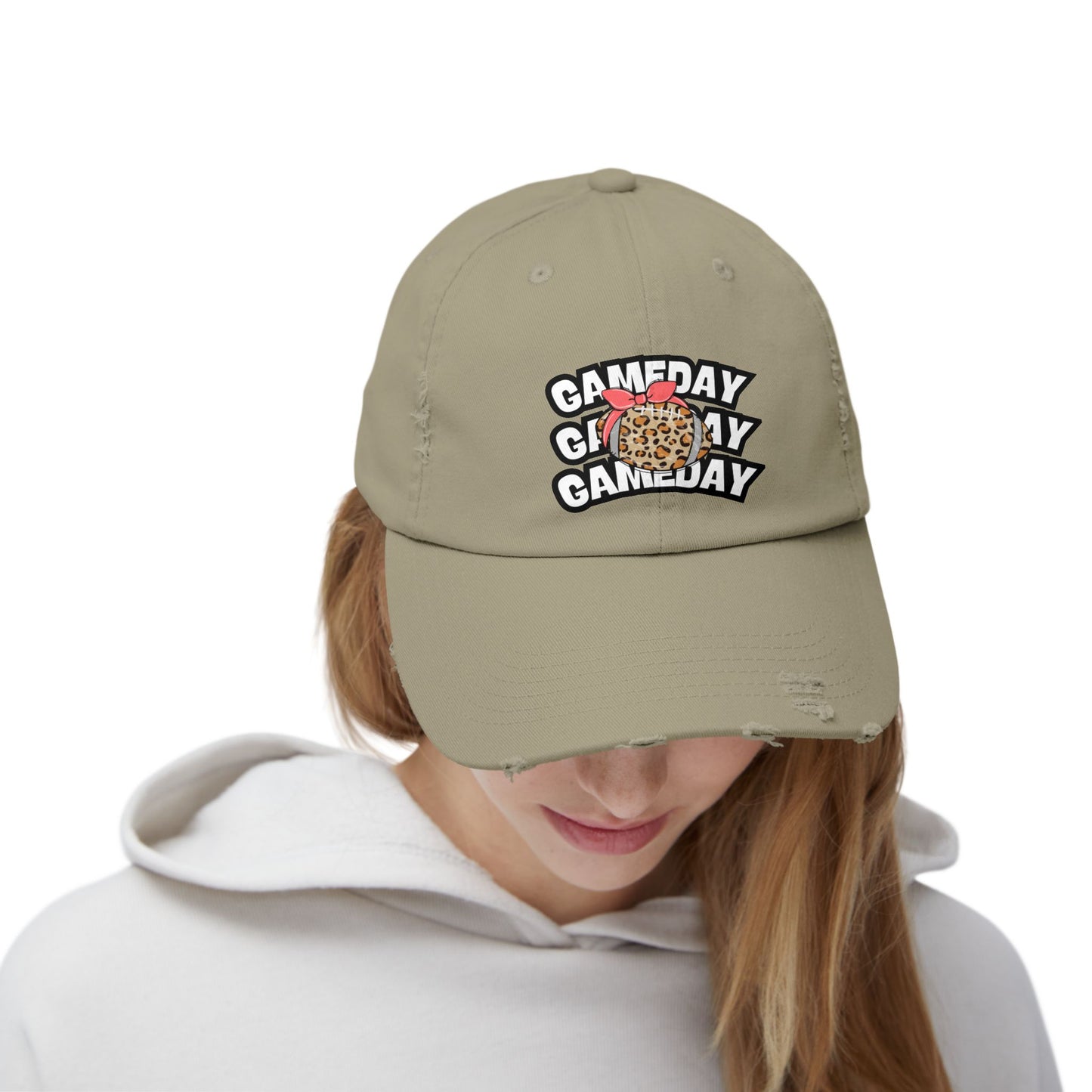 'Gameday' Unisex Distressed Cap