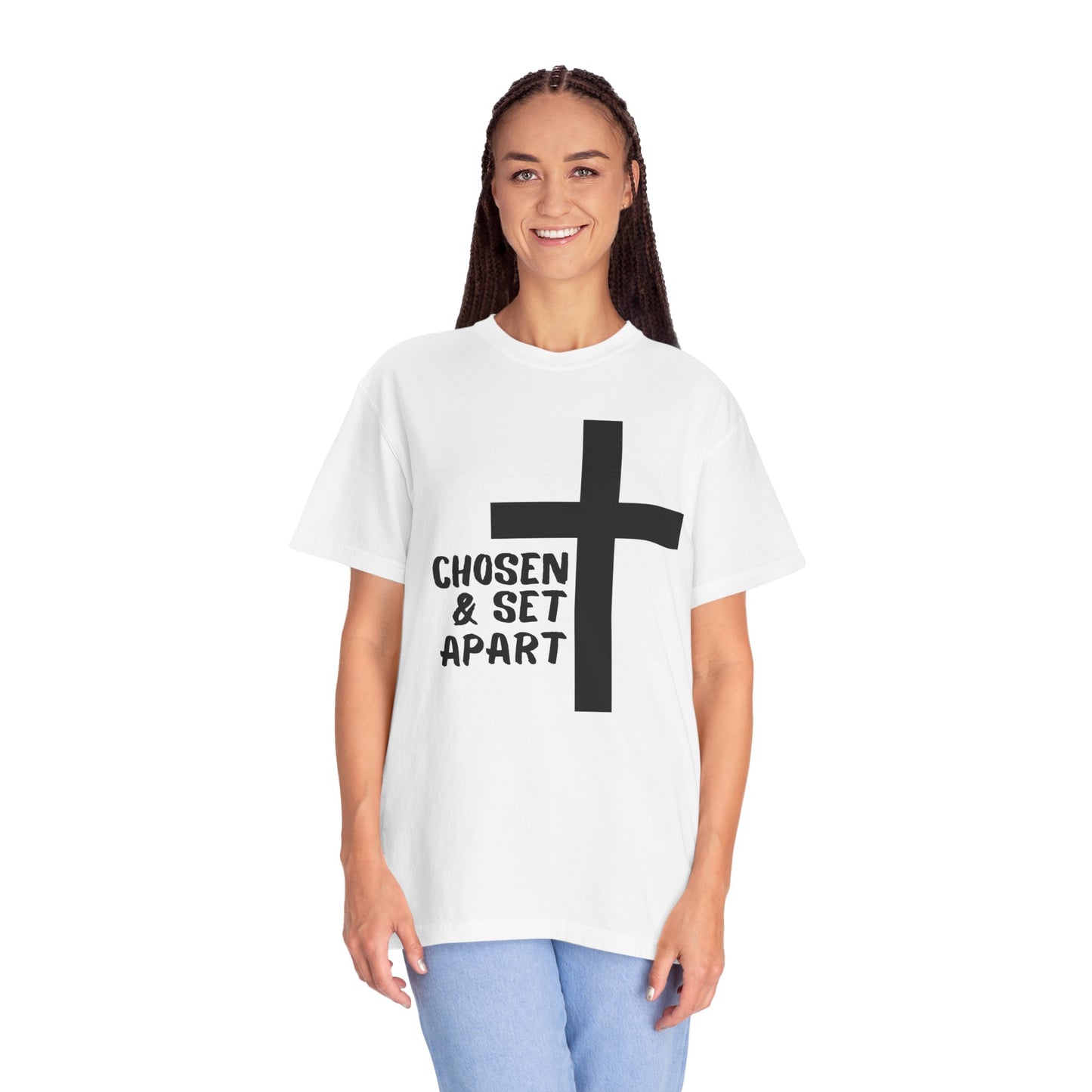 'Chosen & Set Apart' Unisex Garment-Dyed T-shirt
