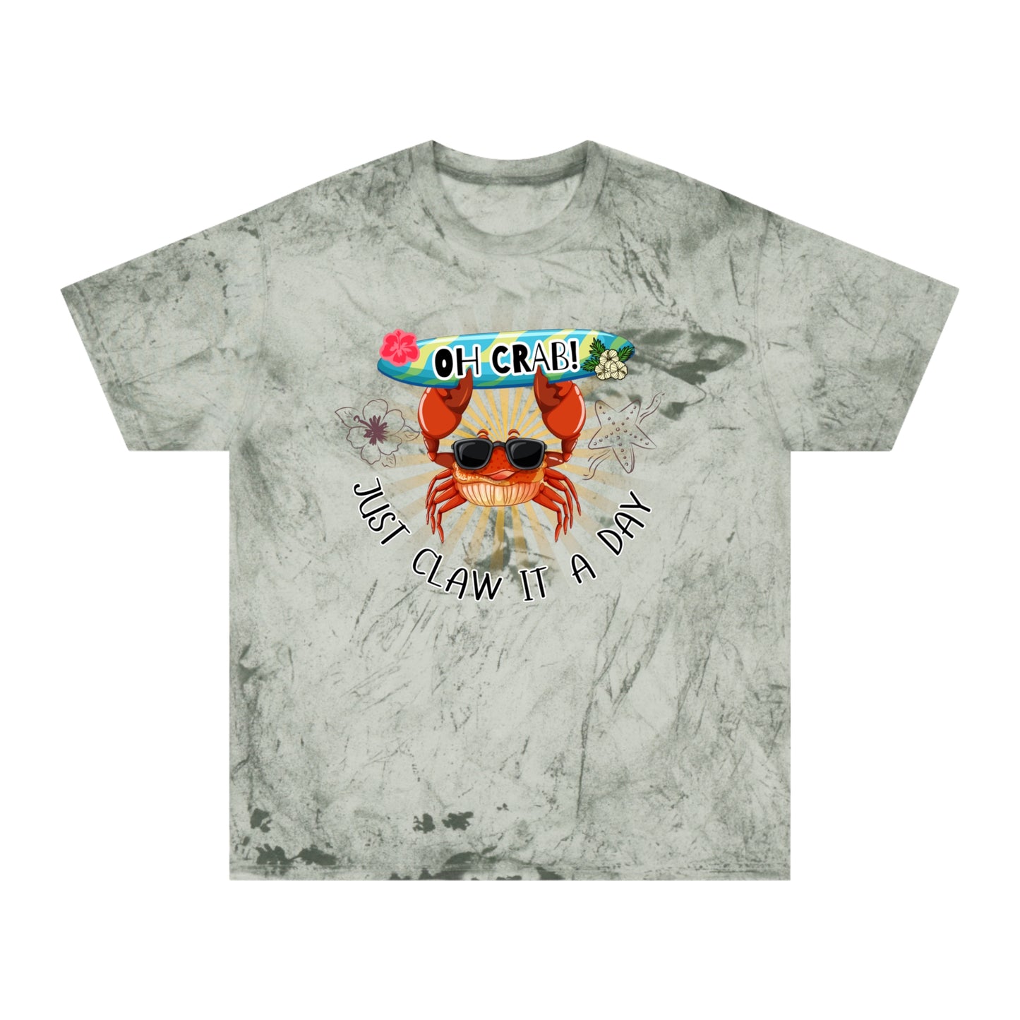 'Oh Crab! Just Claw It A Day' Unisex Color Blast T-Shirt