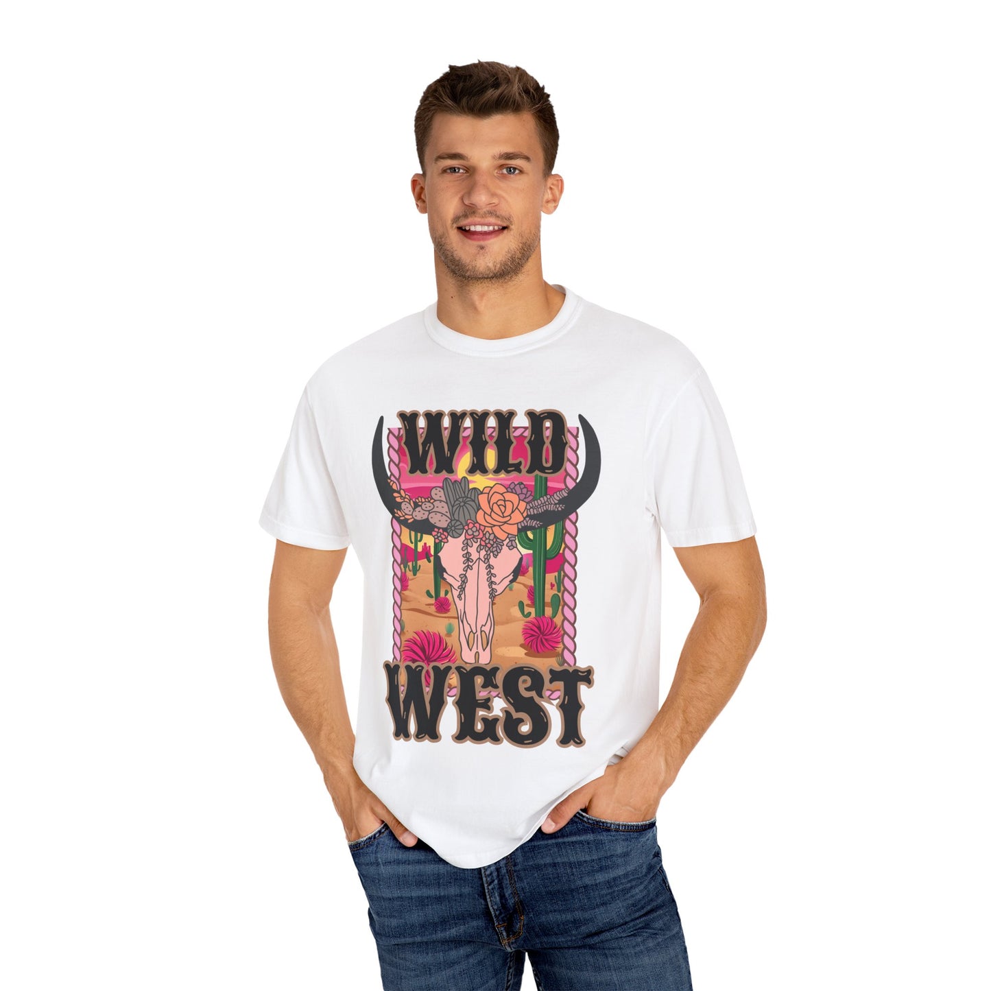 'Wild West' Unisex Garment-Dyed T-shirt