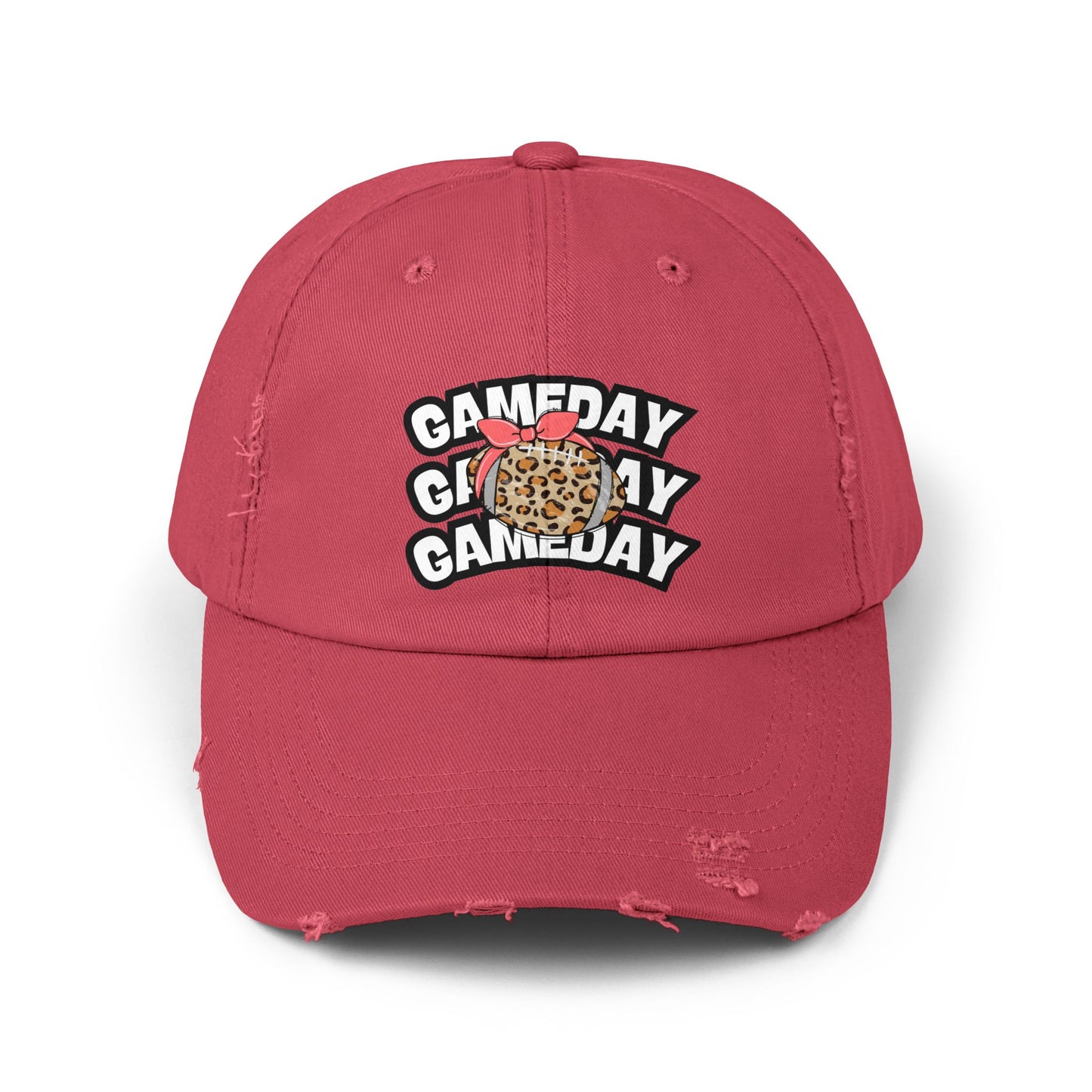 'Gameday' Unisex Distressed Cap