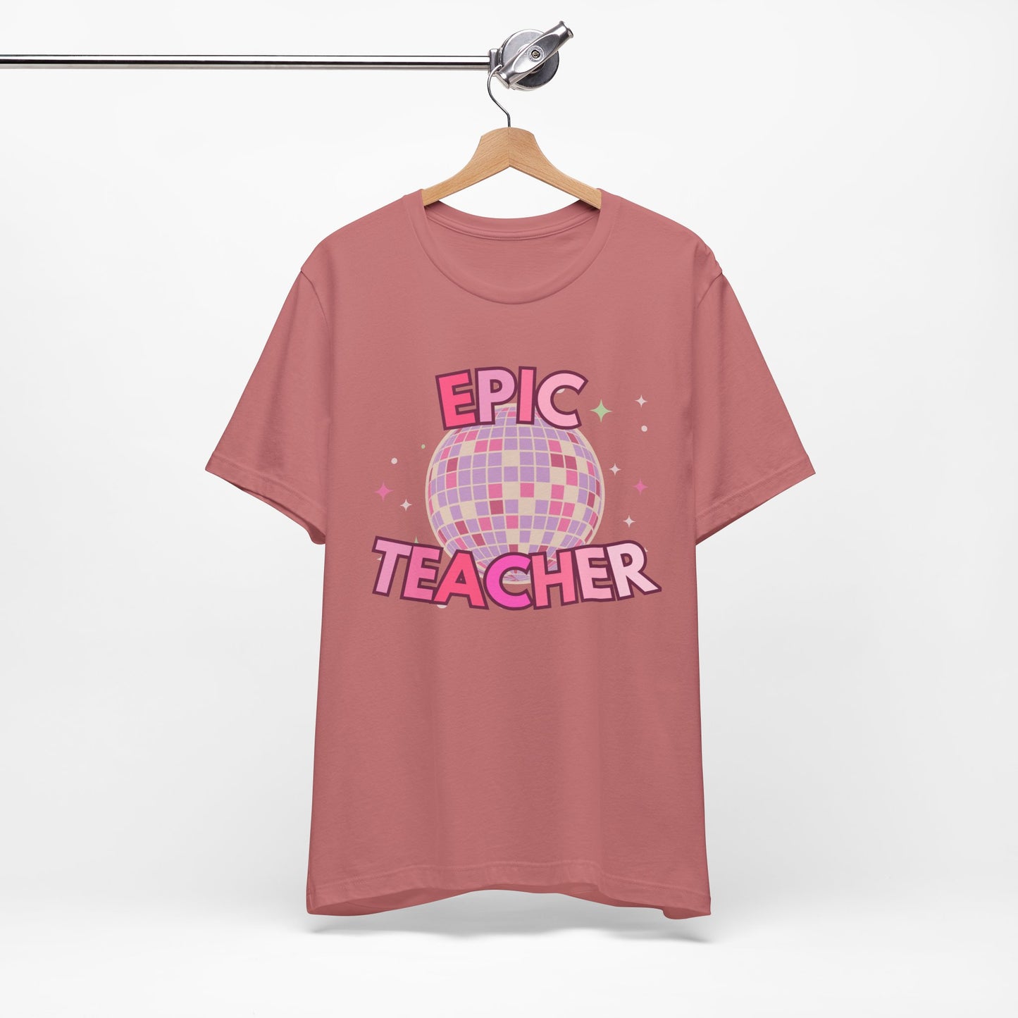 'Epic Teacher' Unisex Jersey Short Sleeve Tee