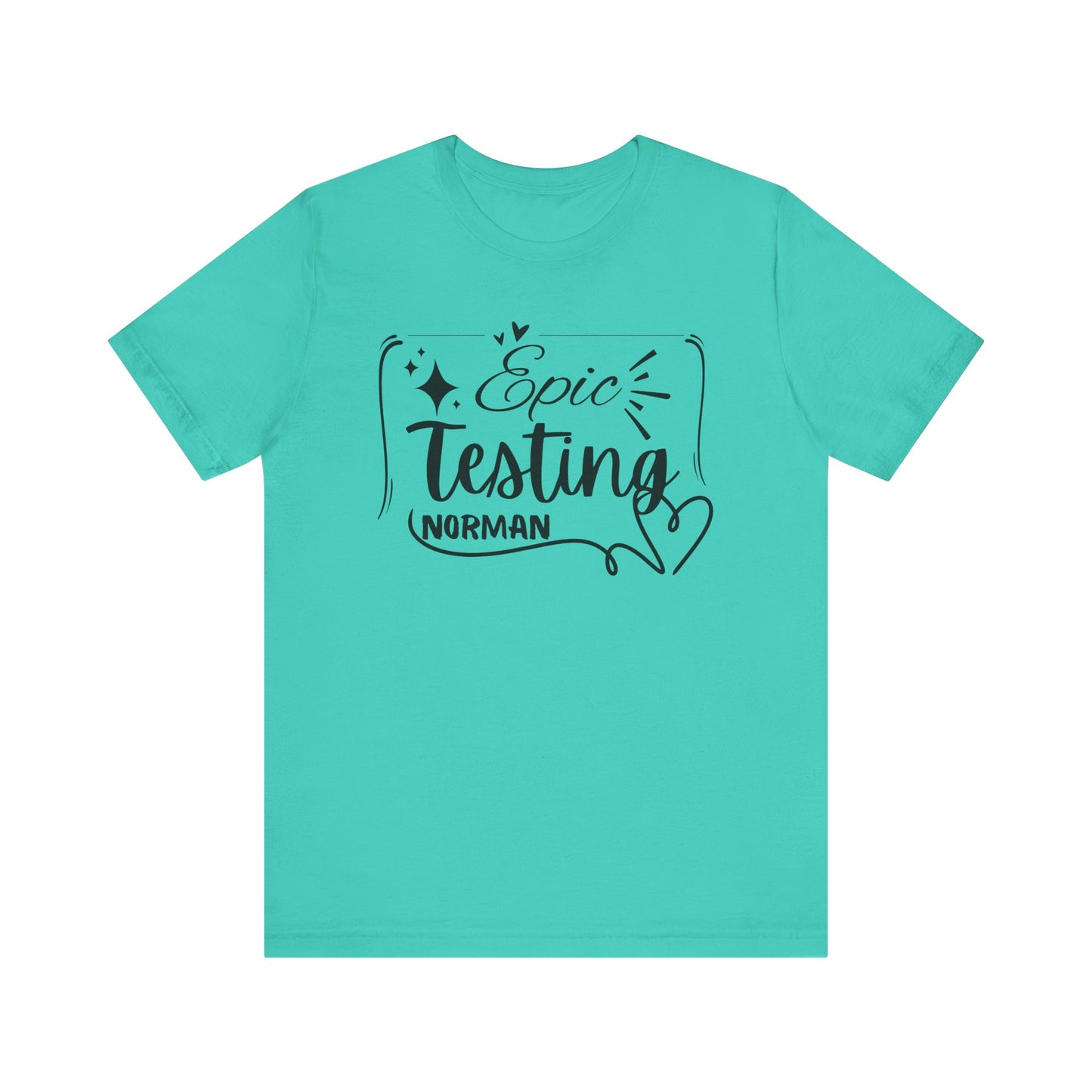 'Epic Testing Norman' Unisex Jersey Short Sleeve Tee