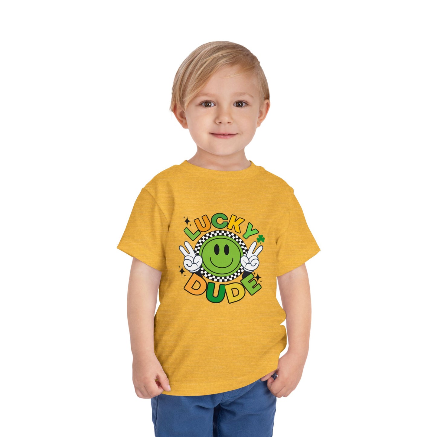 'Lucky Dude' Toddler Short Sleeve Tee