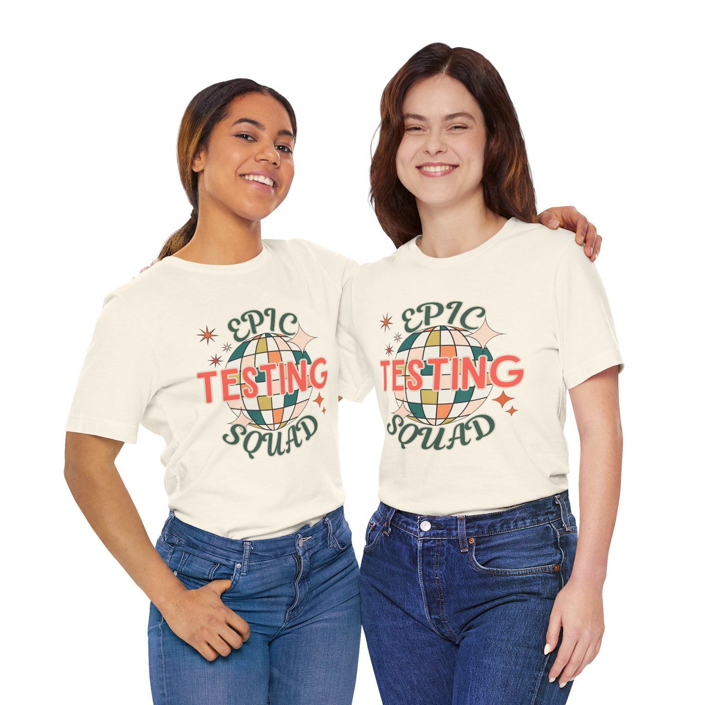 'Epic Testing Squad' Unisex Jersey Short Sleeve Tee