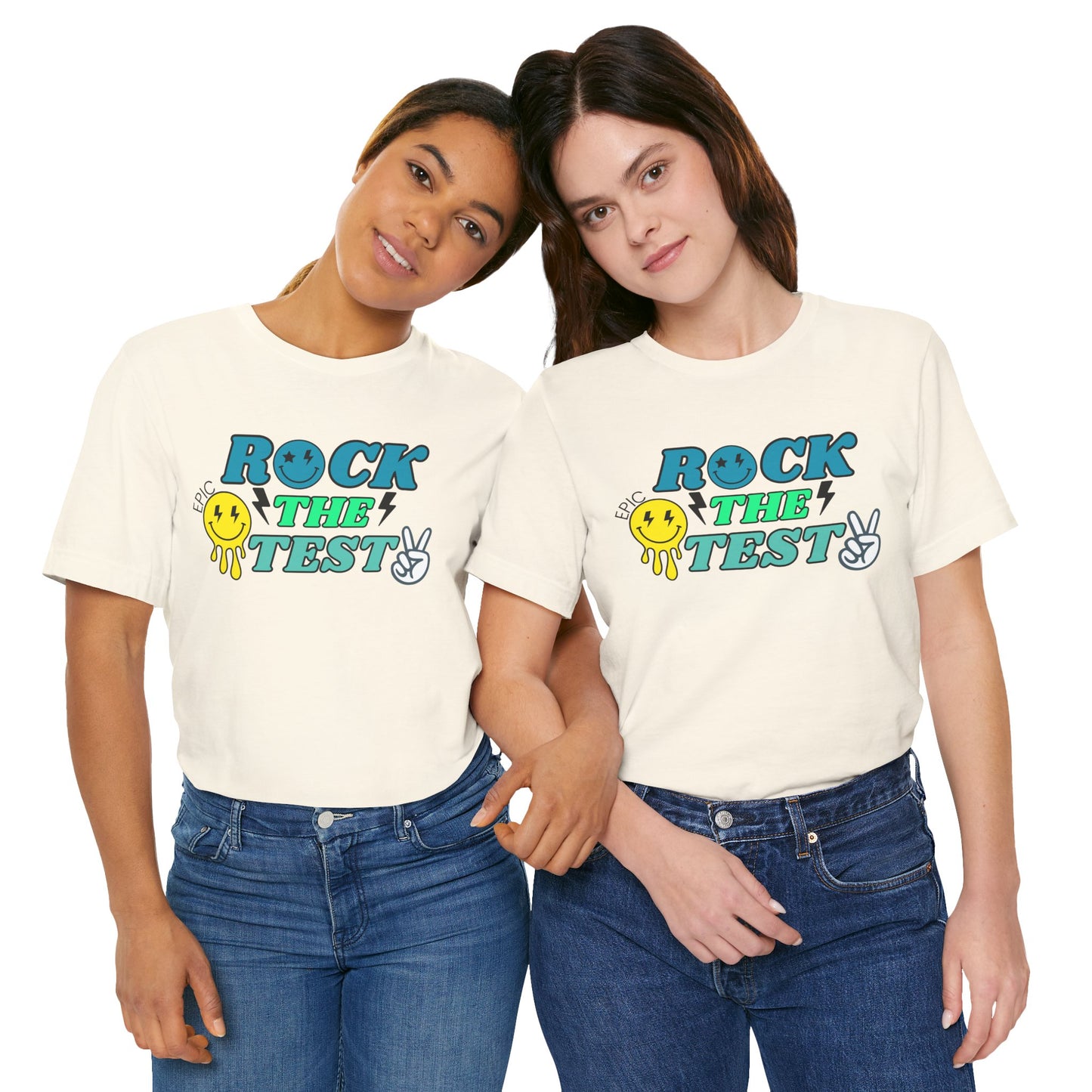 'Rock The Test Epic' Unisex Jersey Short Sleeve Tee