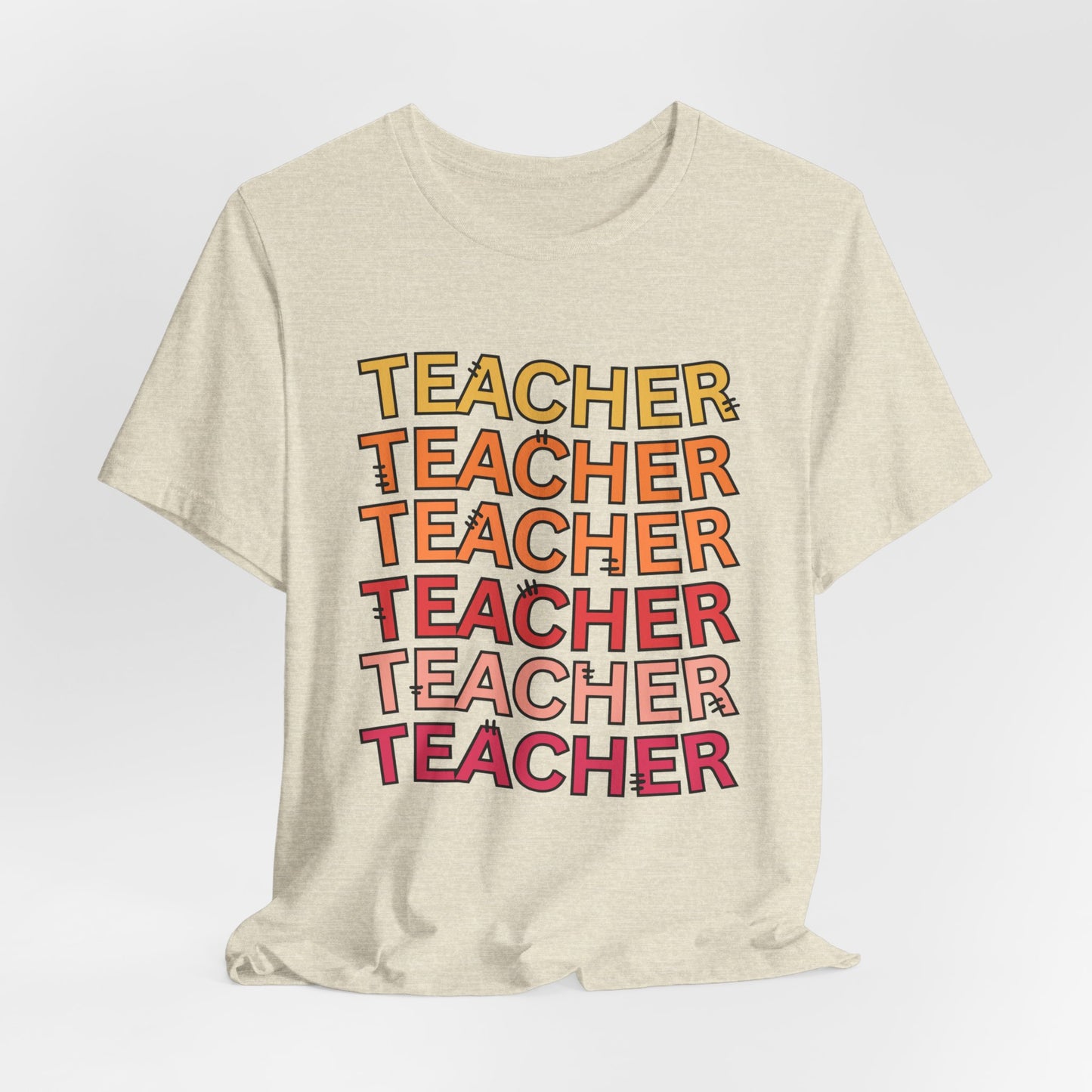 'Teacher' Unisex Jersey Short Sleeve Tee