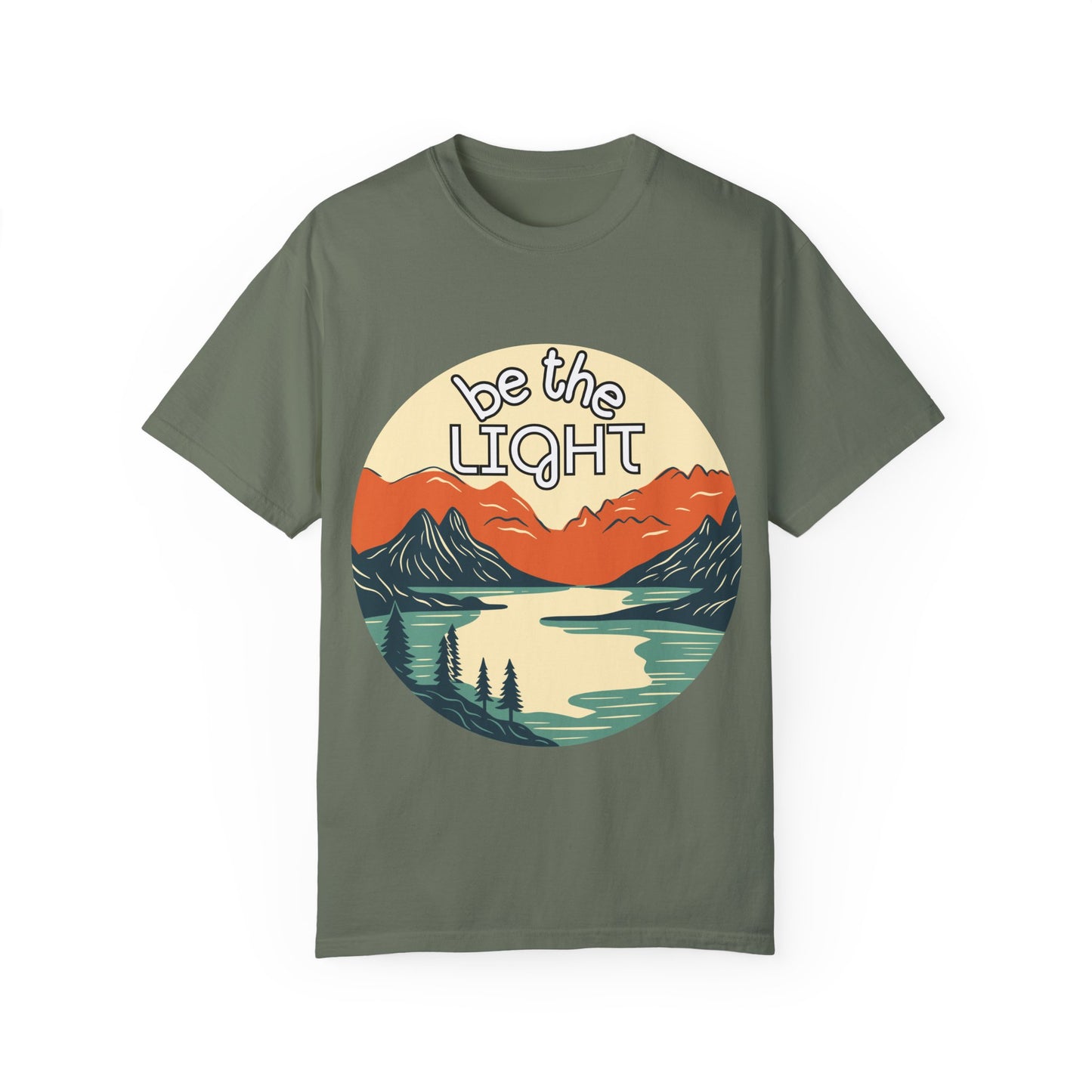 'Be the Light' Unisex Garment-Dyed T-shirt