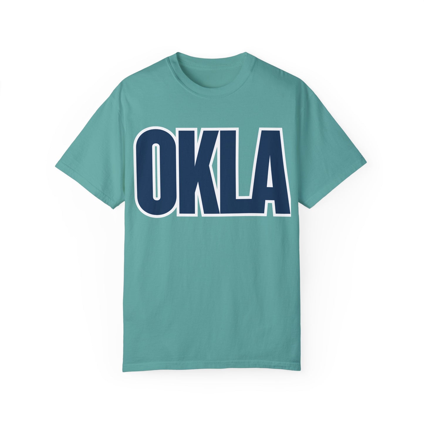 'OKLA' Unisex Garment-Dyed T-shirt