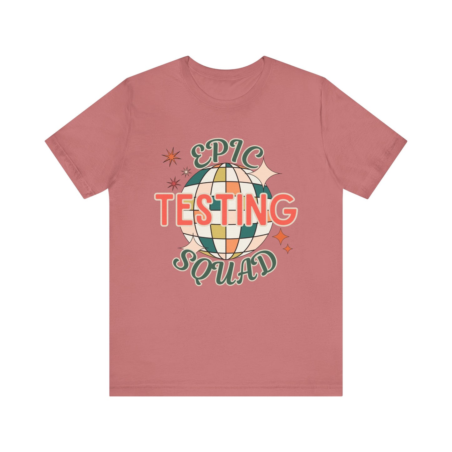 'Epic Testing Squad' Unisex Jersey Short Sleeve Tee