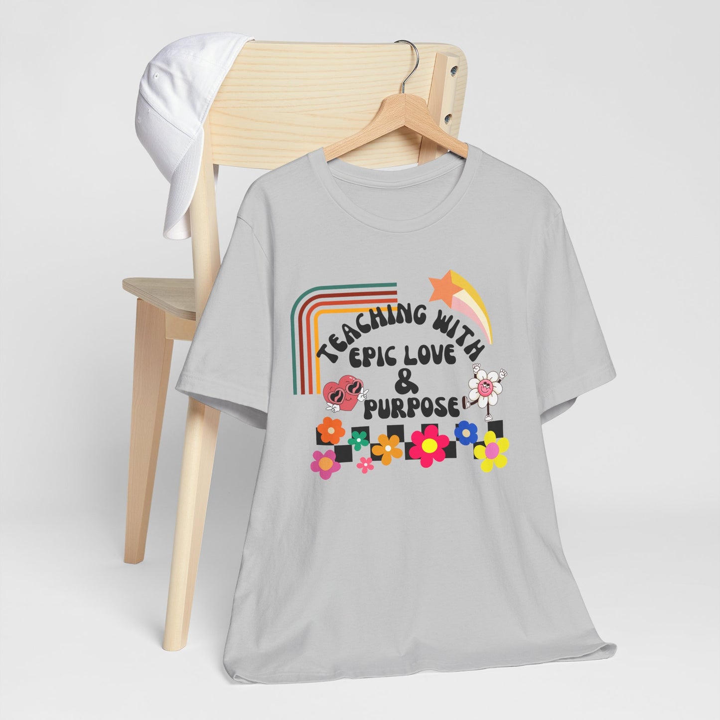'Teaching With Epic Love & Purpose' Unisex Jersey Short Sleeve Tee