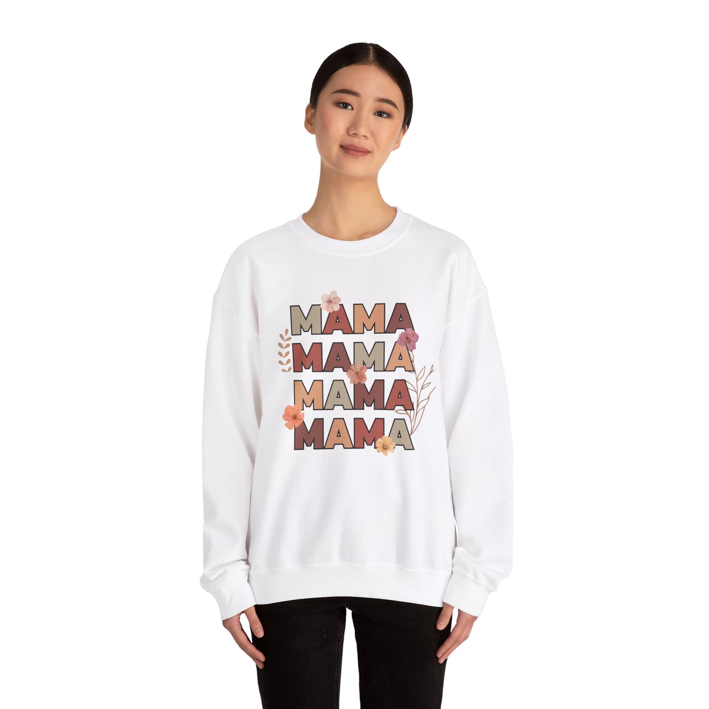 'Mama' Unisex Heavy Blend™ Crewneck Sweatshirt