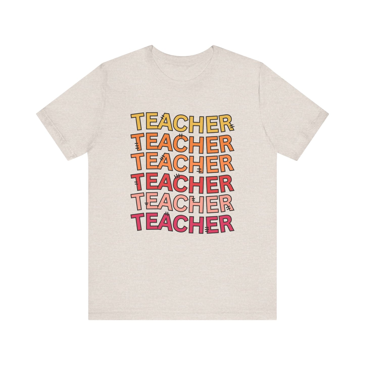 'Teacher' Unisex Jersey Short Sleeve Tee