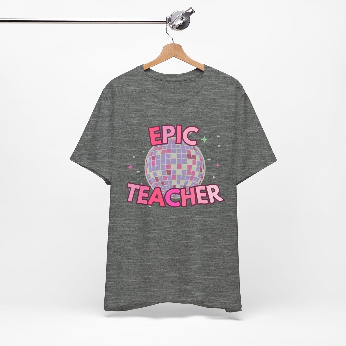 'Epic Teacher' Unisex Jersey Short Sleeve Tee