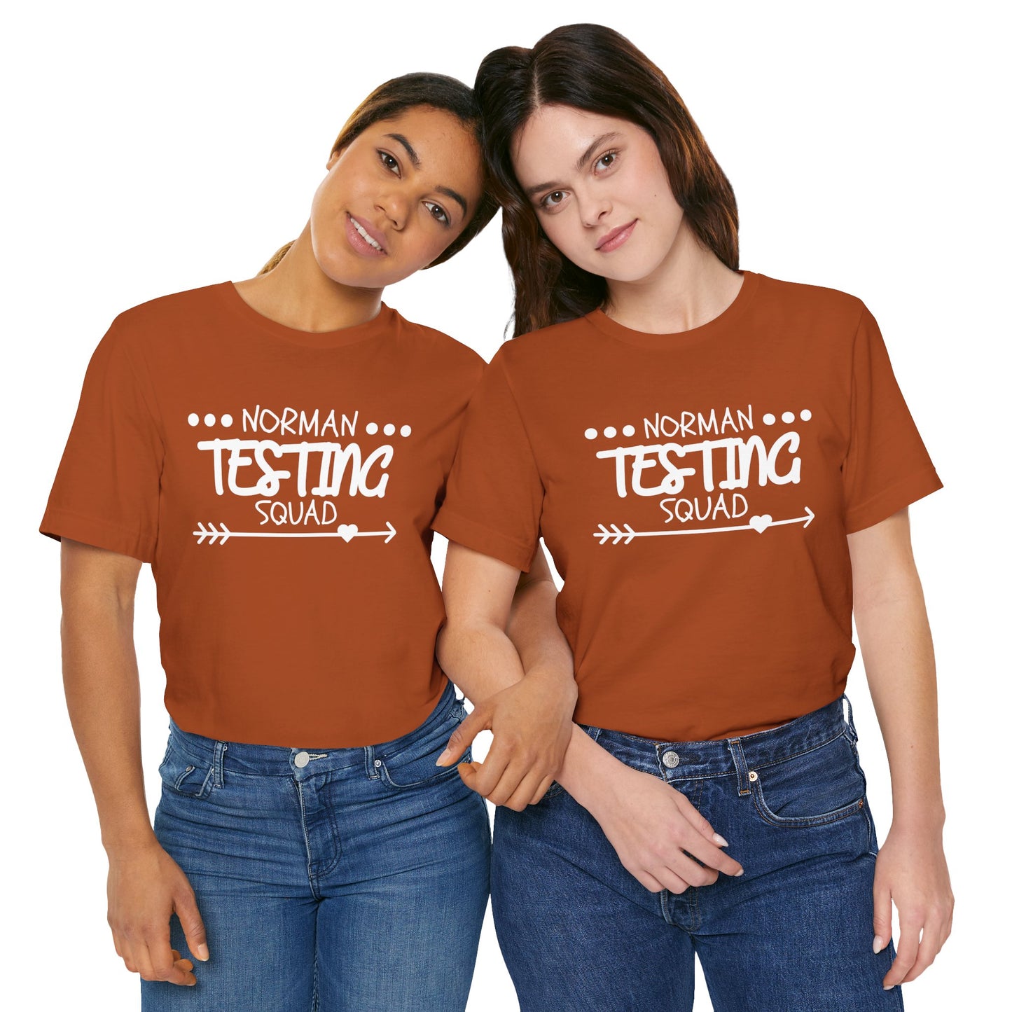 'Norman Testing Squad' Unisex Jersey Short Sleeve Tee
