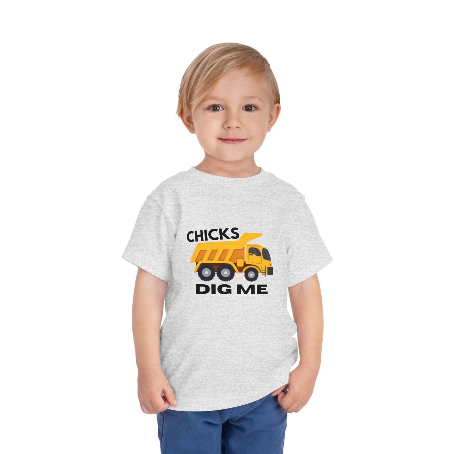 'Chicks Dig Me' Toddler Short Sleeve Tee