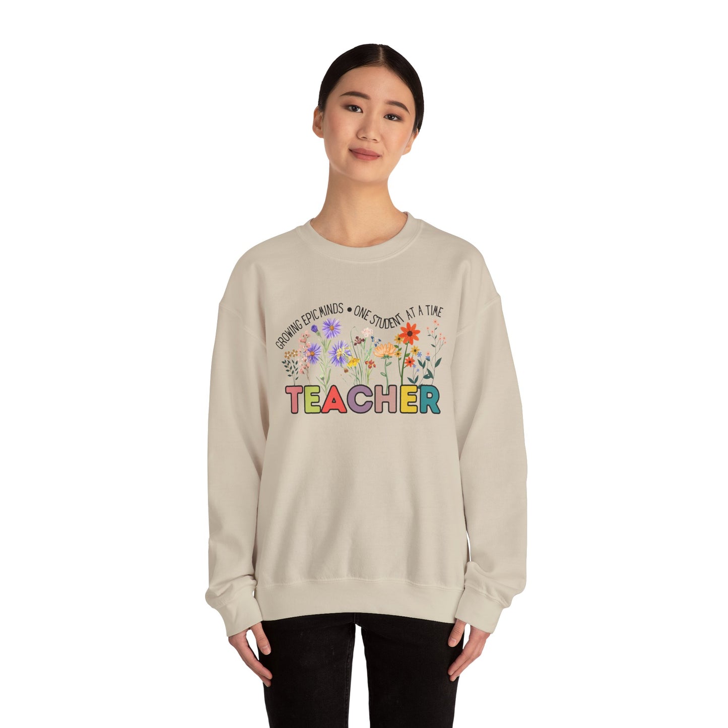 'Growing Epic Minds-One Student At A Time' Unisex Heavy Blend™ Crewneck Sweatshirt