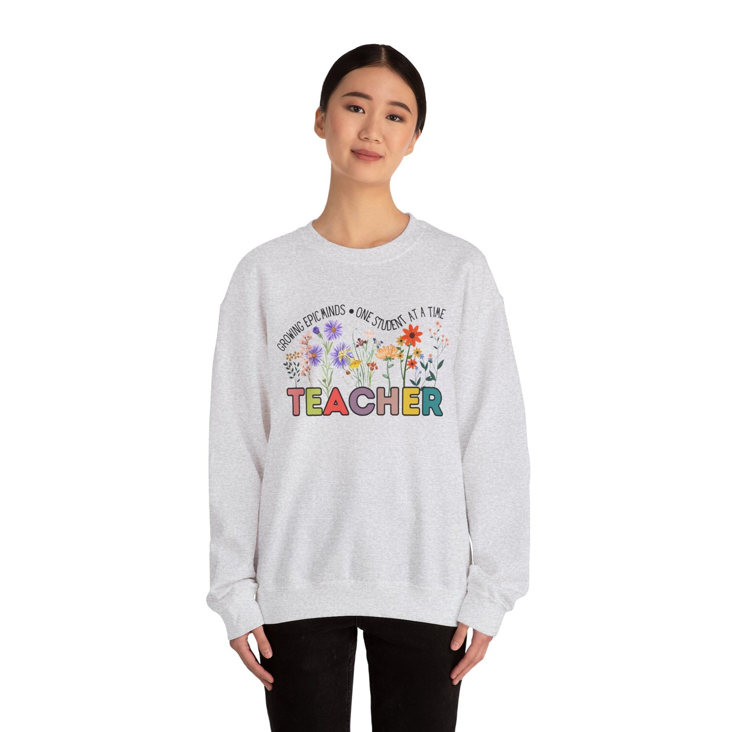 'Growing Epic Minds-One Student At A Time' Unisex Heavy Blend™ Crewneck Sweatshirt