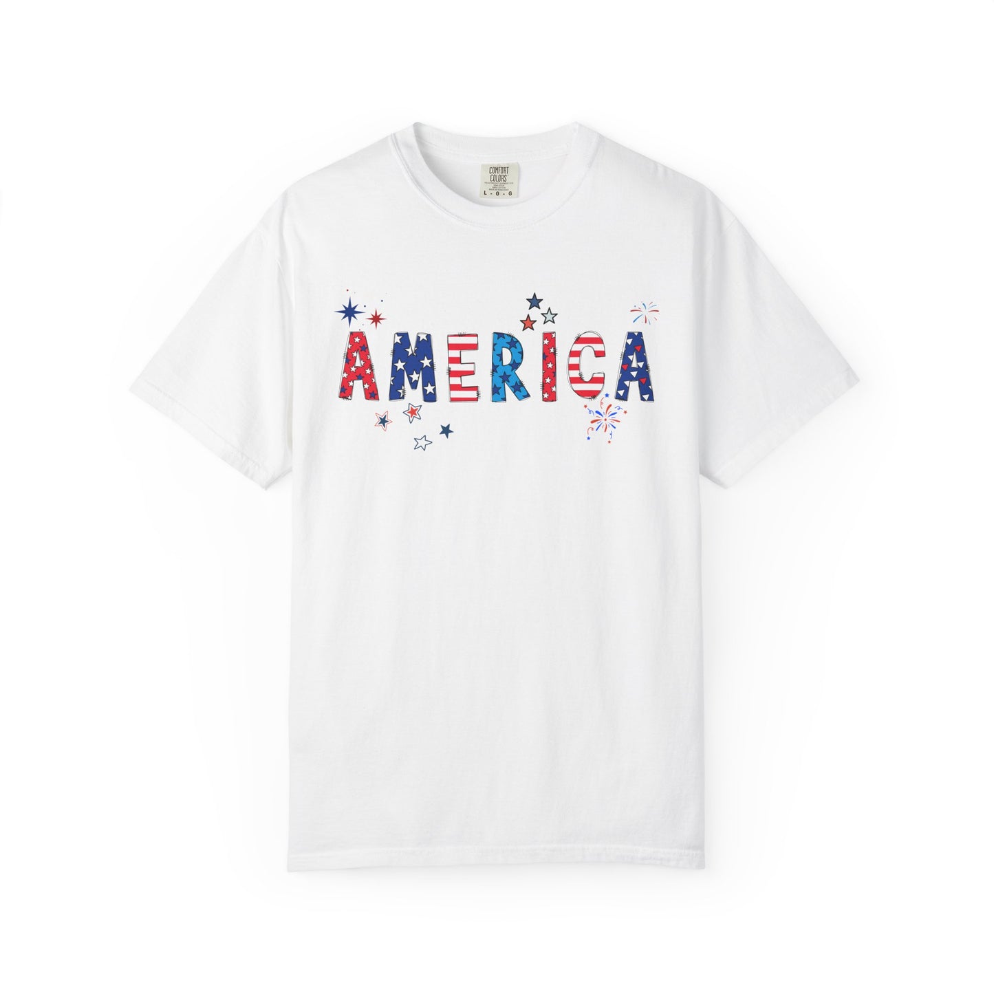 'America' Unisex Garment-Dyed T-shirt