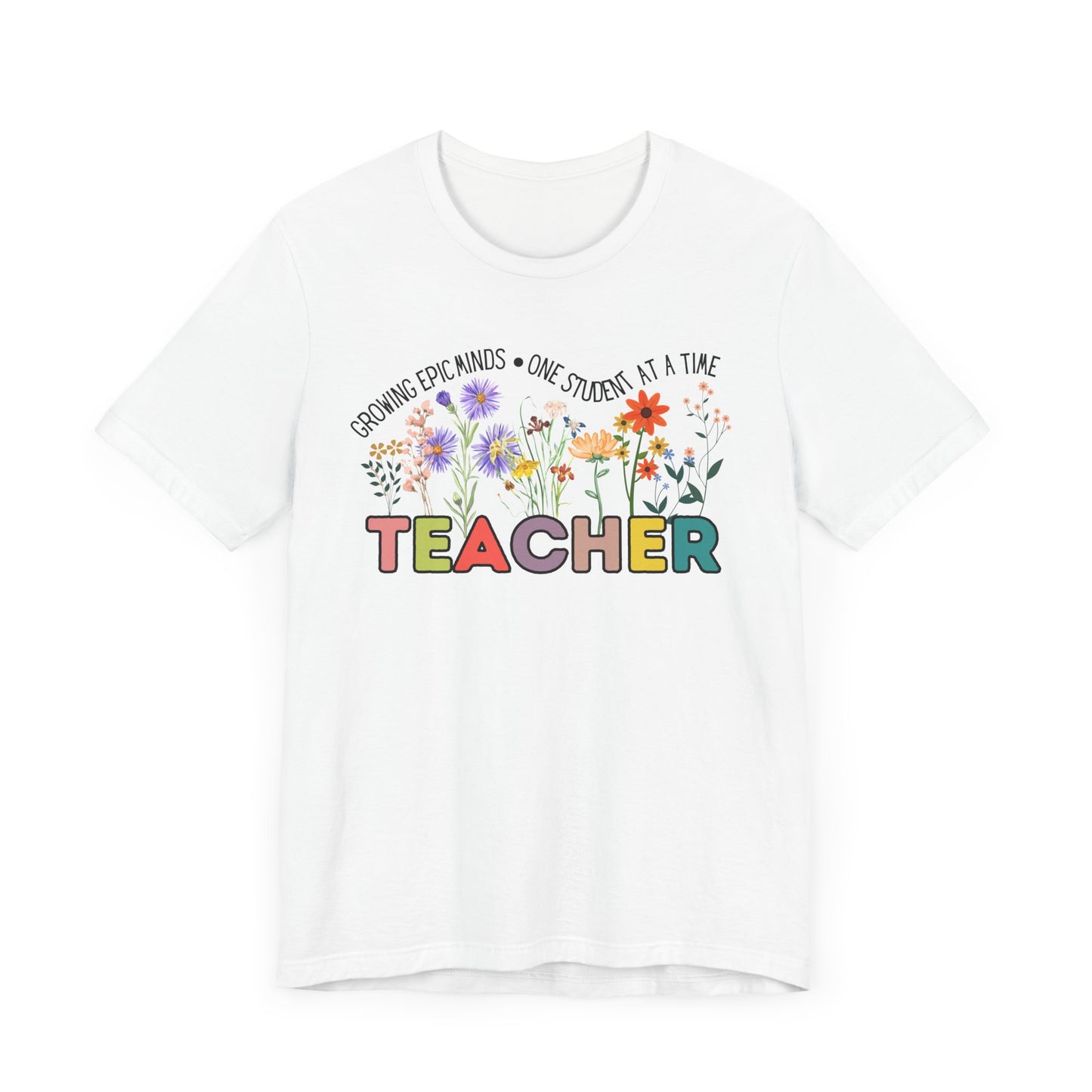 'Growing Epic Minds-One Student At A Time' Unisex Jersey Short Sleeve Tee