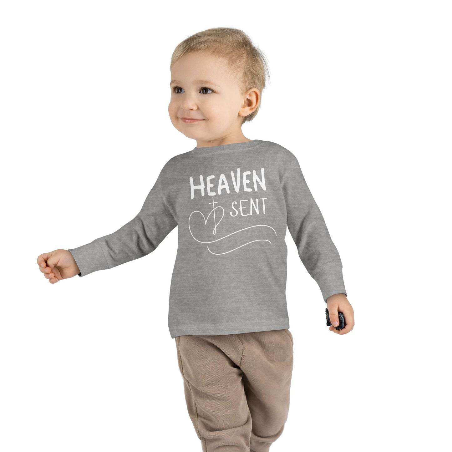 'Heaven Sent' Toddler Long Sleeve Tee