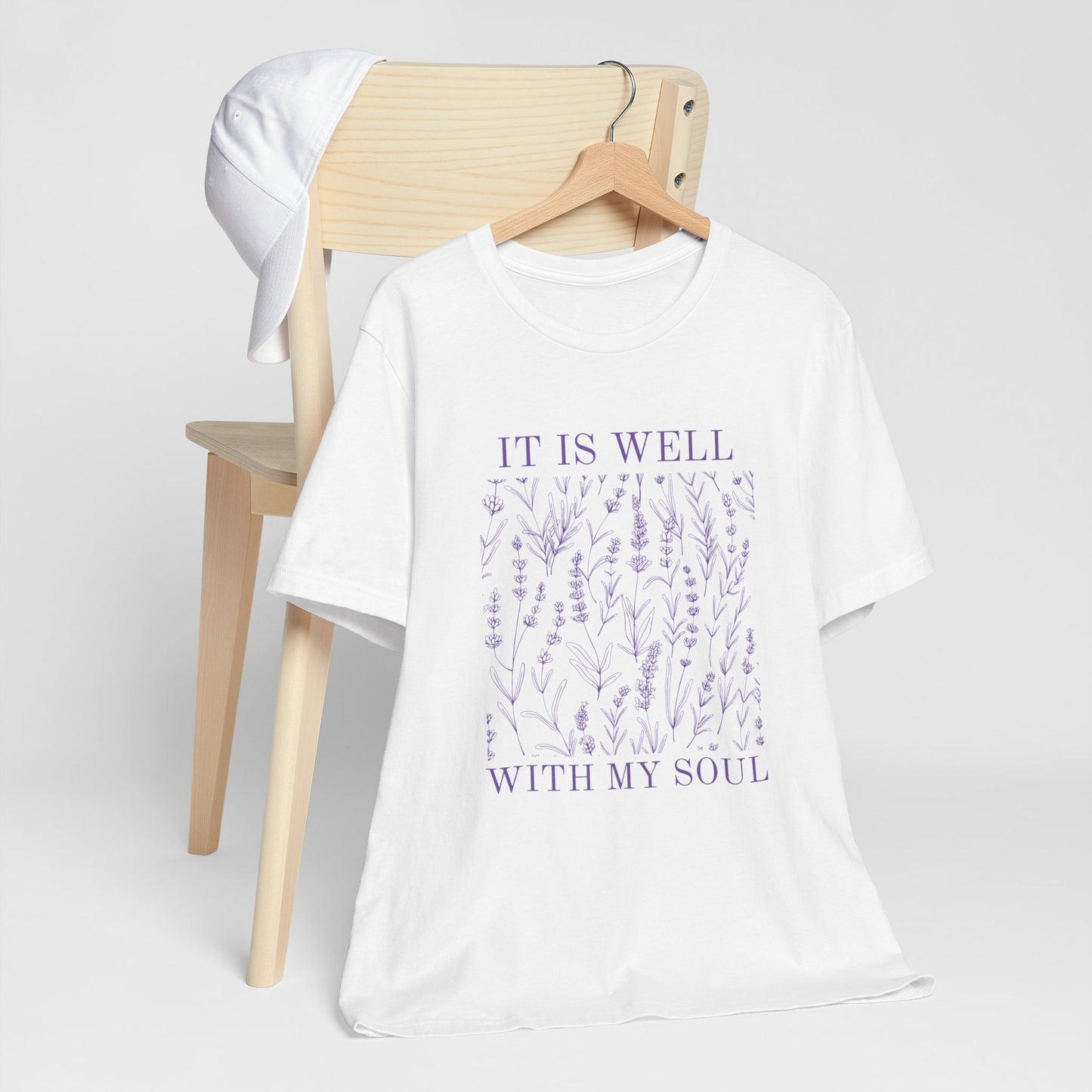 'It Is Well With My Soul' Unisex Jersey Short Sleeve Tee