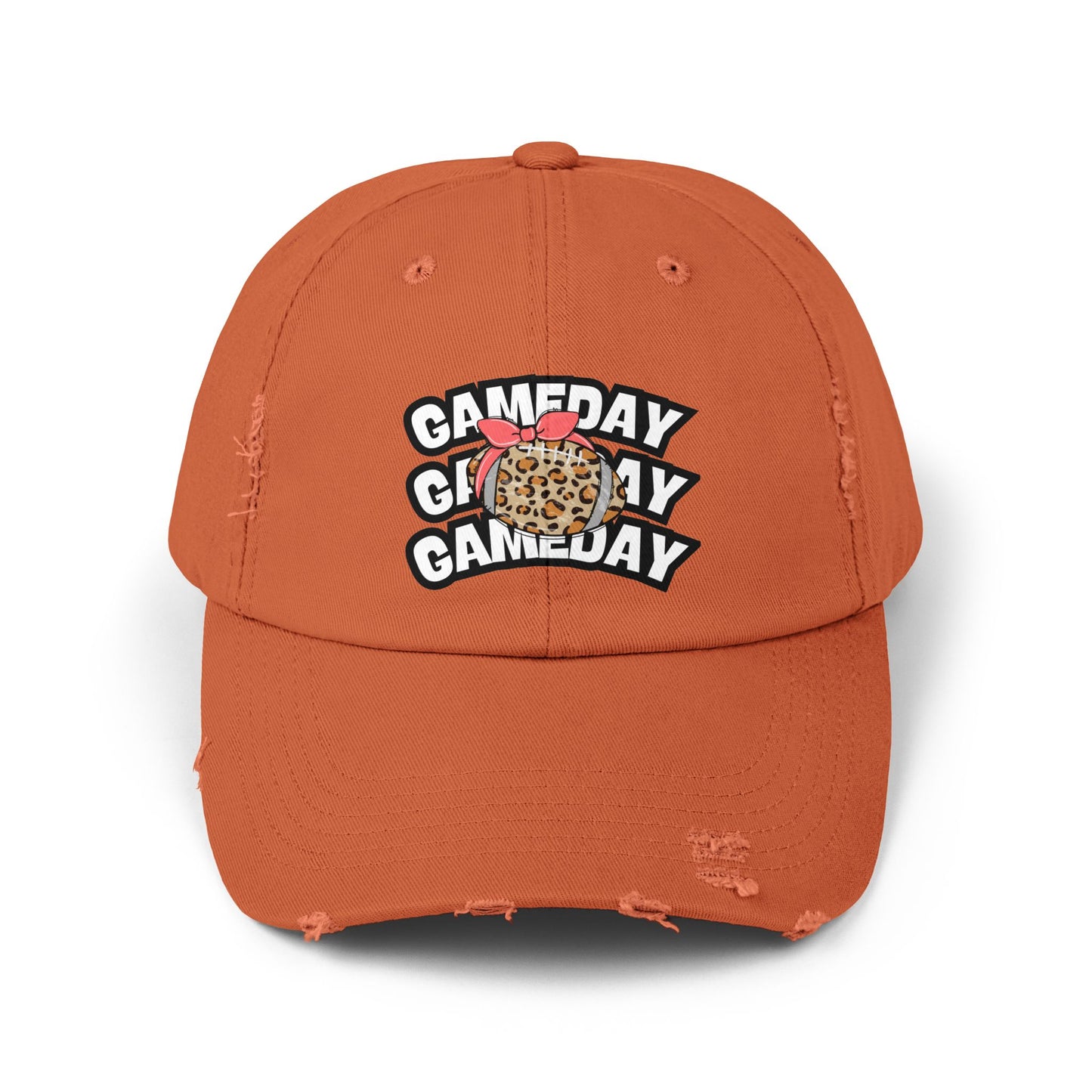 'Gameday' Unisex Distressed Cap