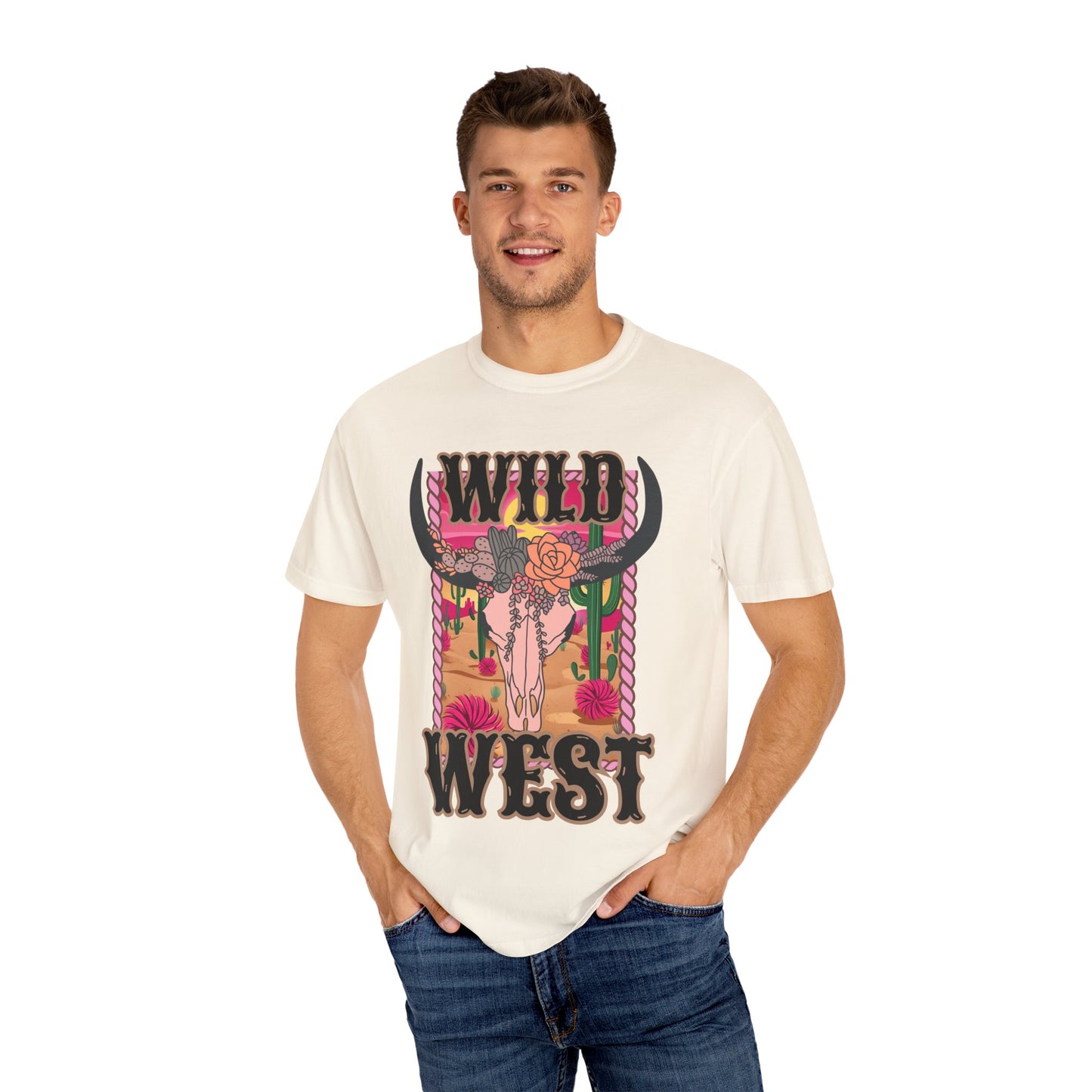 'Wild West' Unisex Garment-Dyed T-shirt