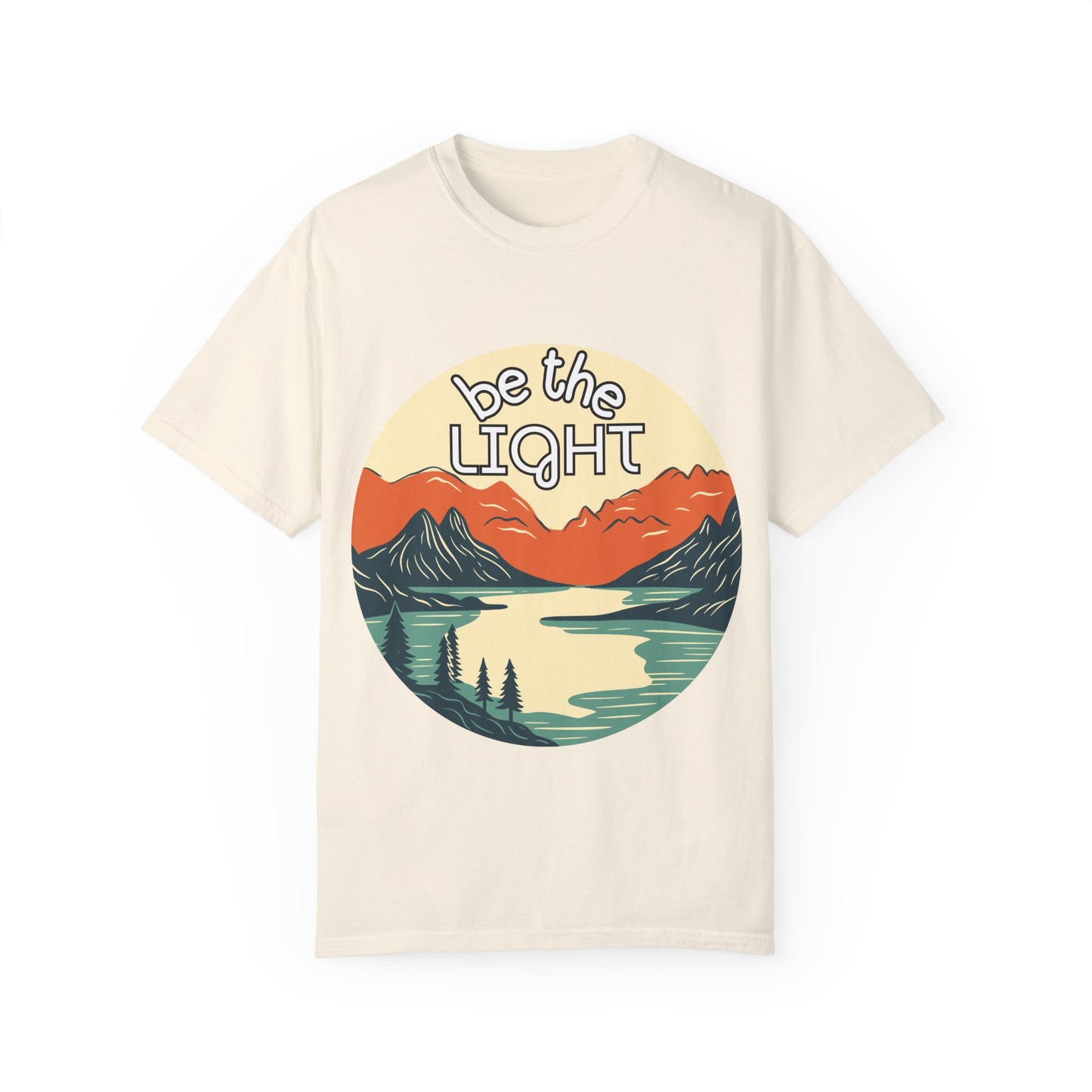 'Be the Light' Unisex Garment-Dyed T-shirt
