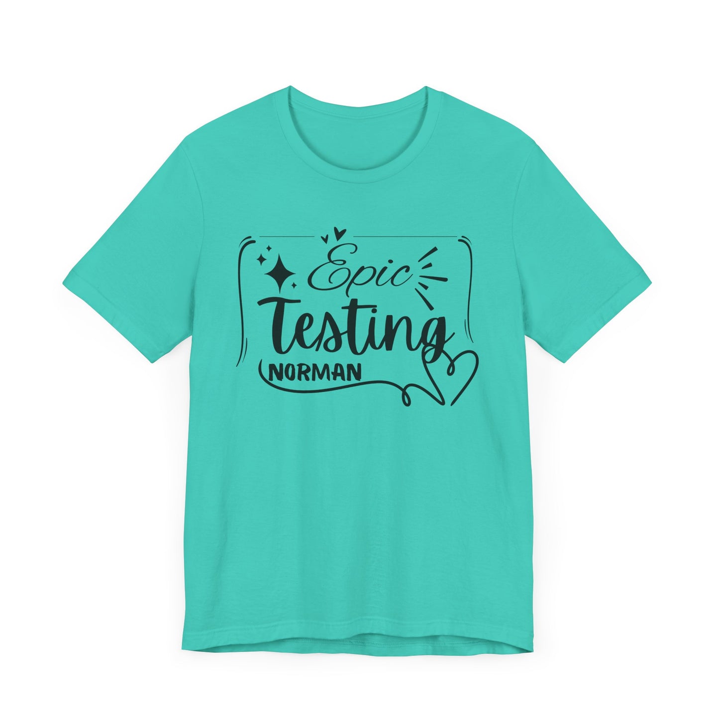 'Epic Testing Norman' Unisex Jersey Short Sleeve Tee