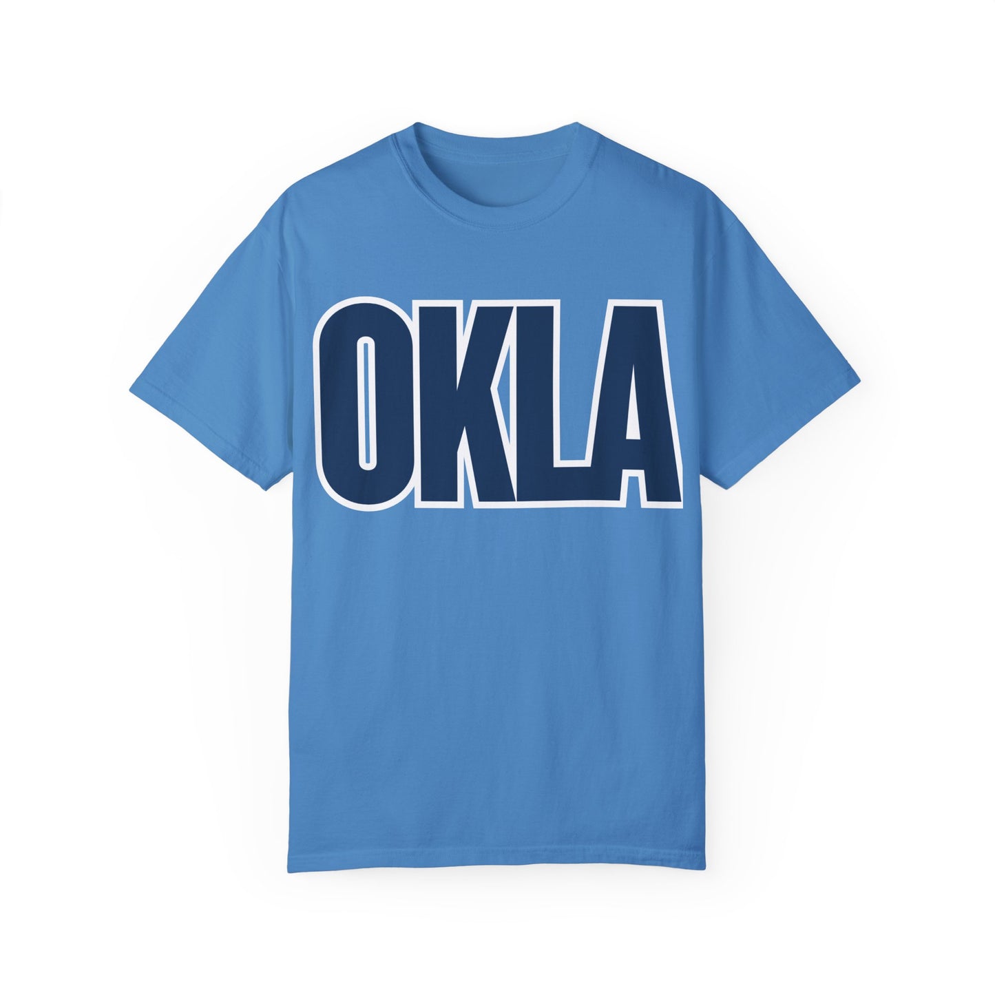 'OKLA' Unisex Garment-Dyed T-shirt