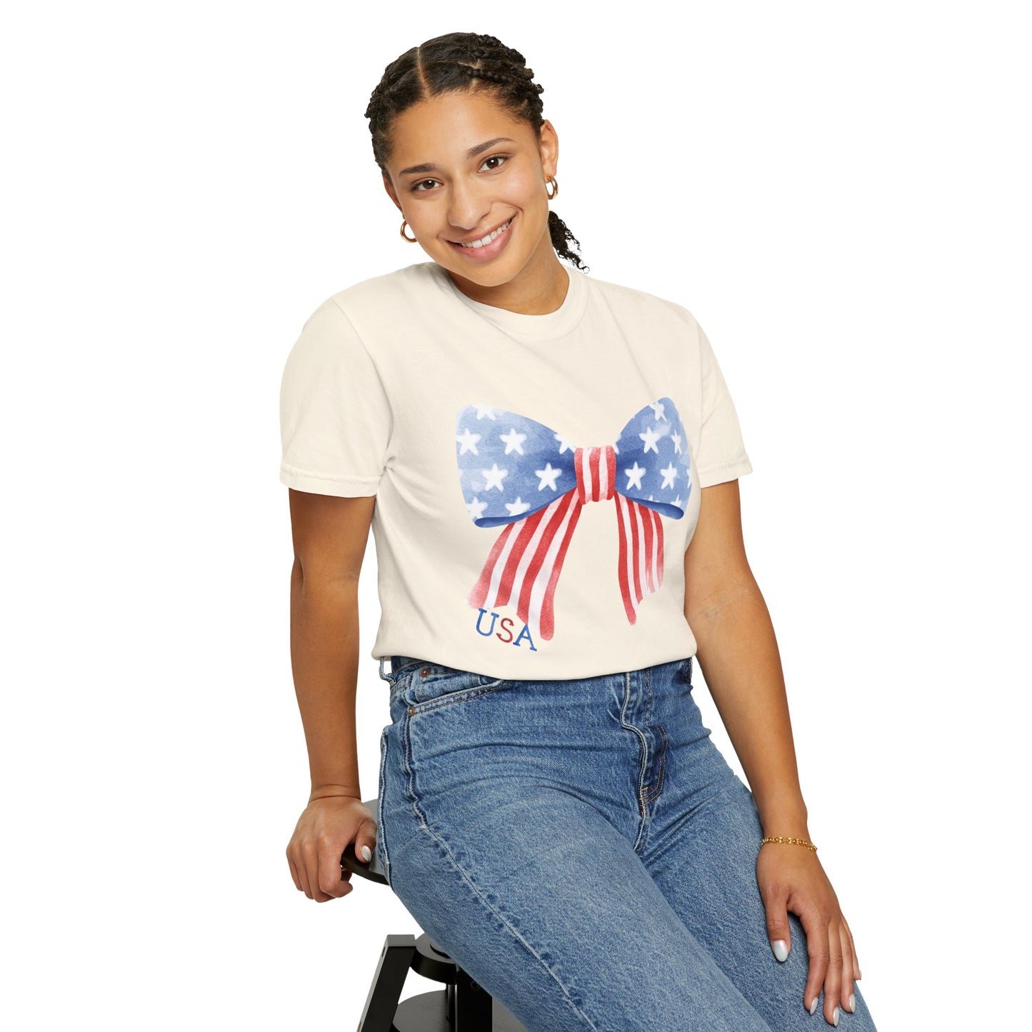 'USA' Unisex Garment-Dyed T-shirt